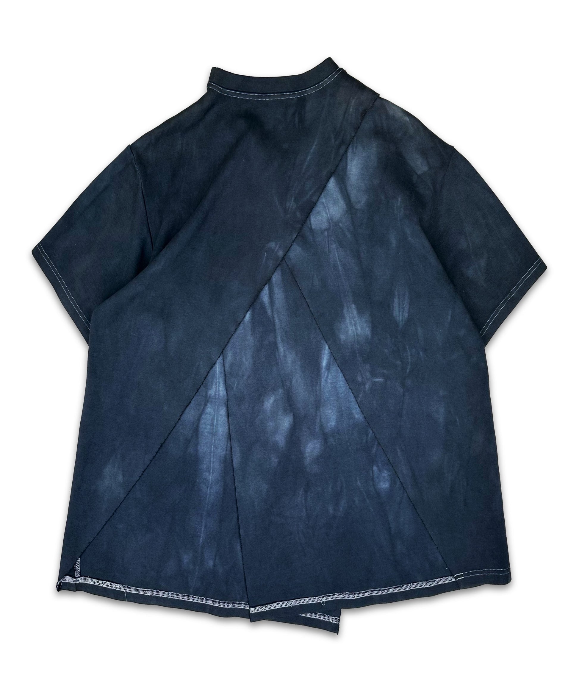 SS08 Raf Simons ‘Double Layered’ Split Dyed T-Shirt