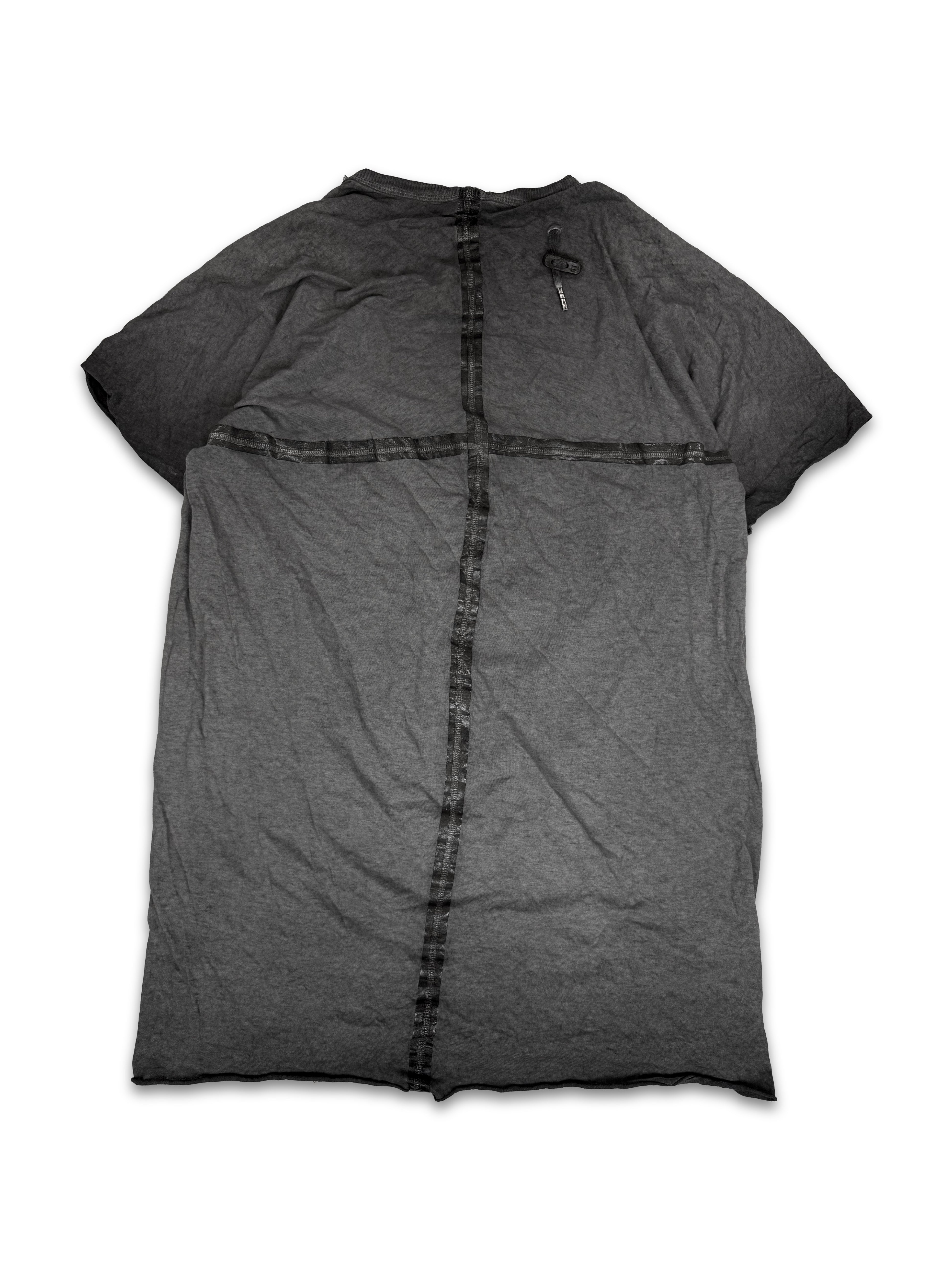 Boris Bidjan Saberi ‘Tape’ Cross Light Weight Grey T-Shirt