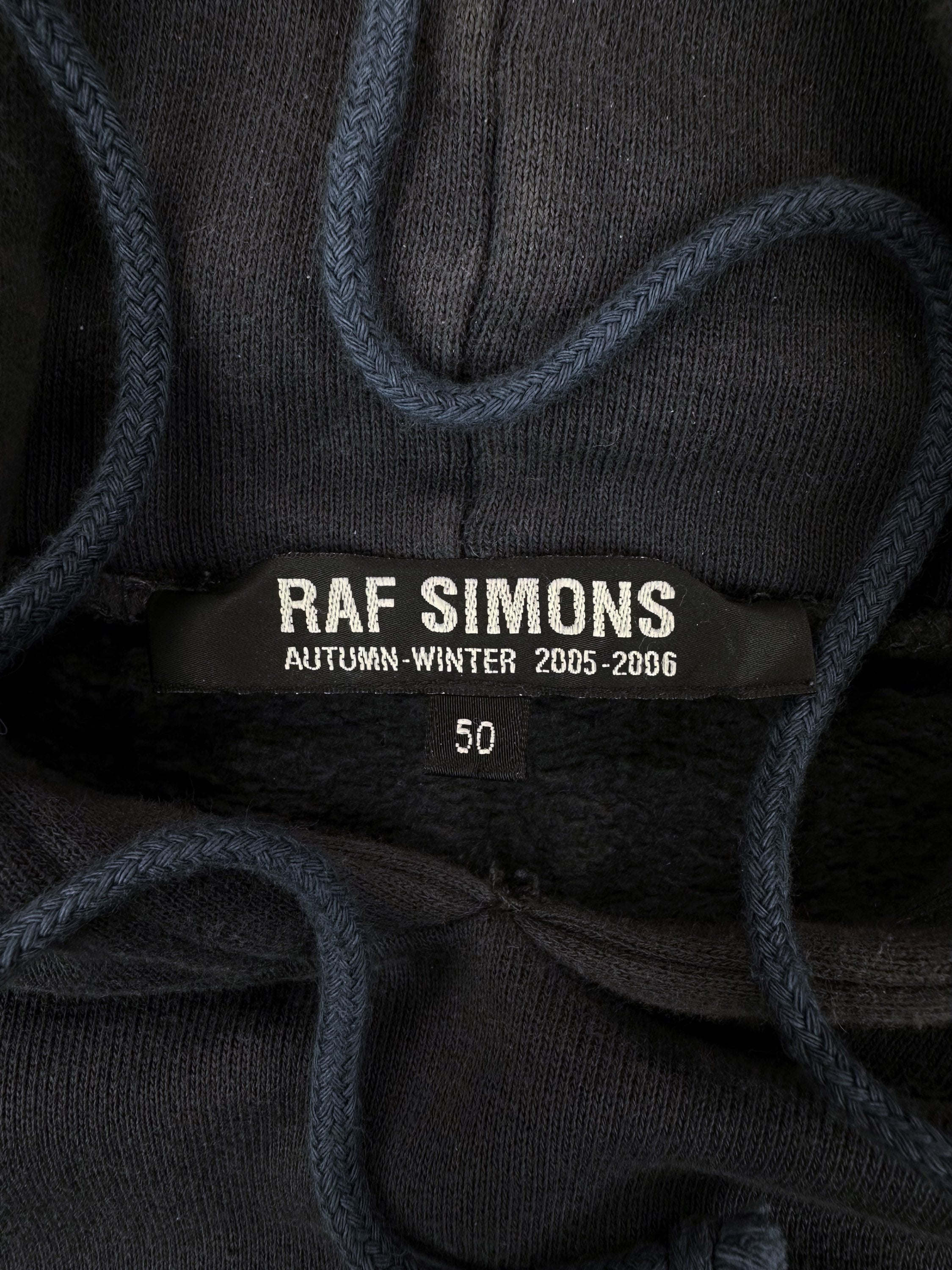 AW05 Raf Simons ‘History of My World’ Poltergeist Graphic Hoodie