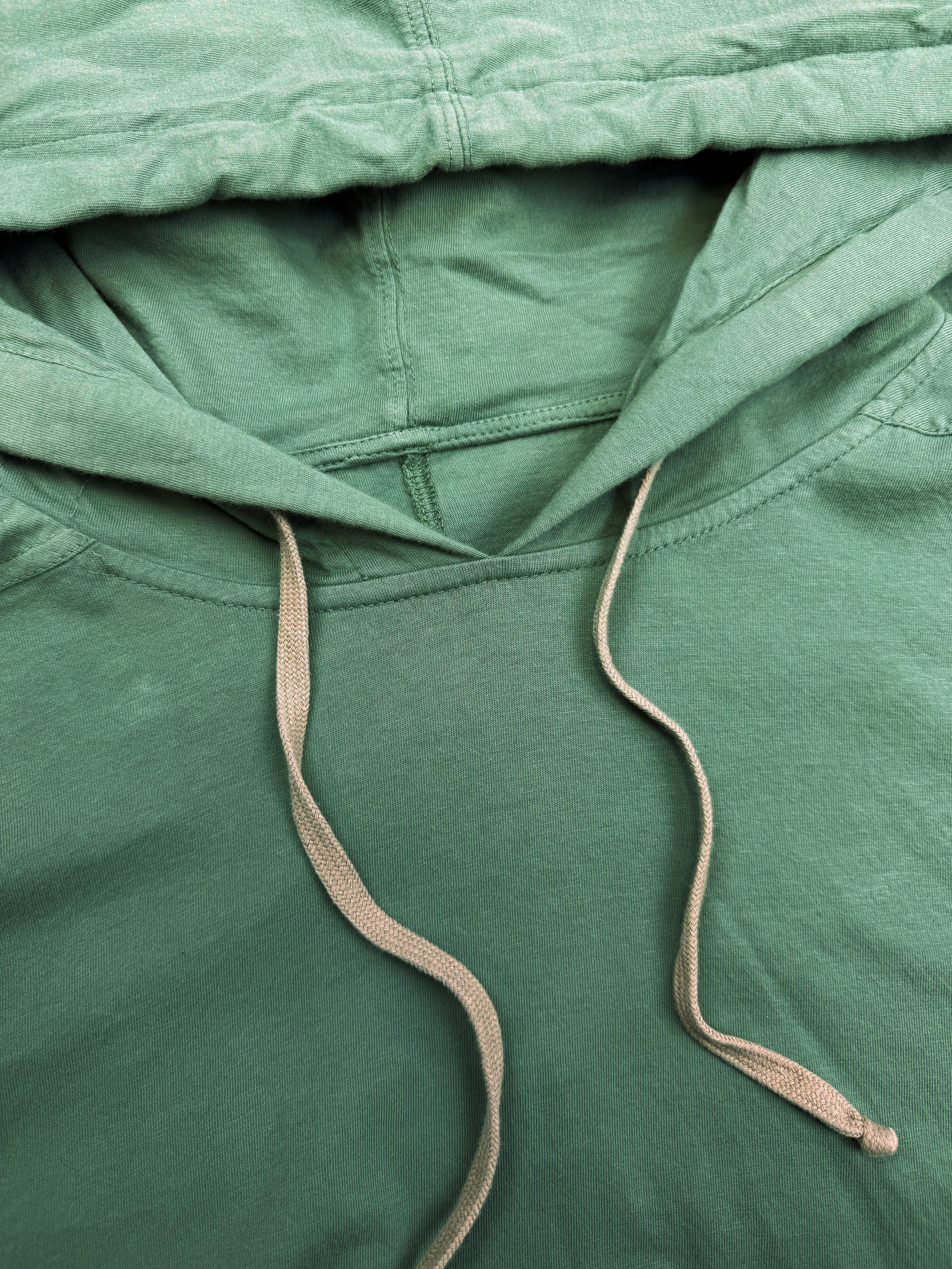 Rick Owens DRKSHDW Green Long Light Weight Hoodie