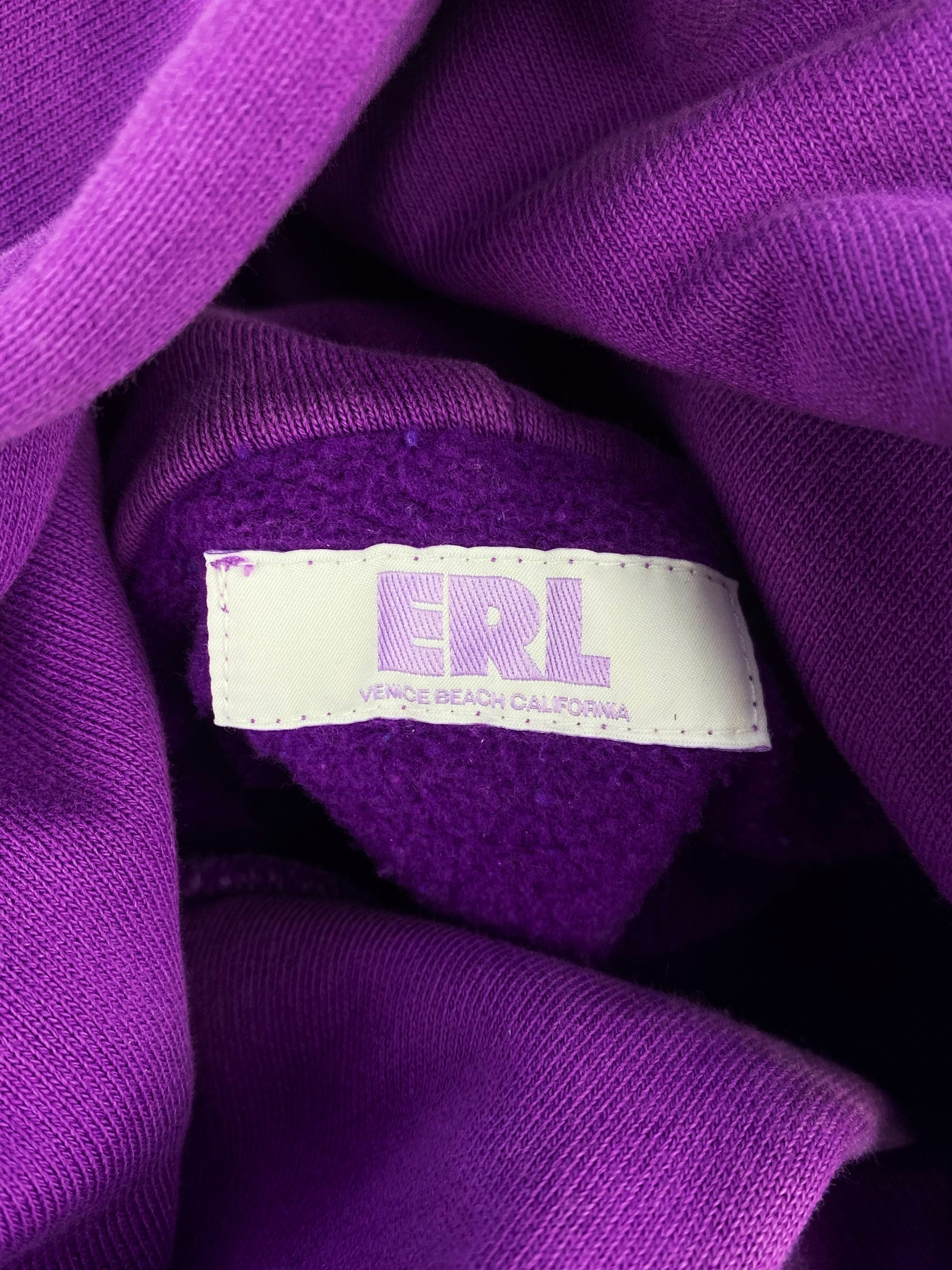 SS21 ERL Two-tone ‘Swirl’ Oversized Heavyweight Hoodie