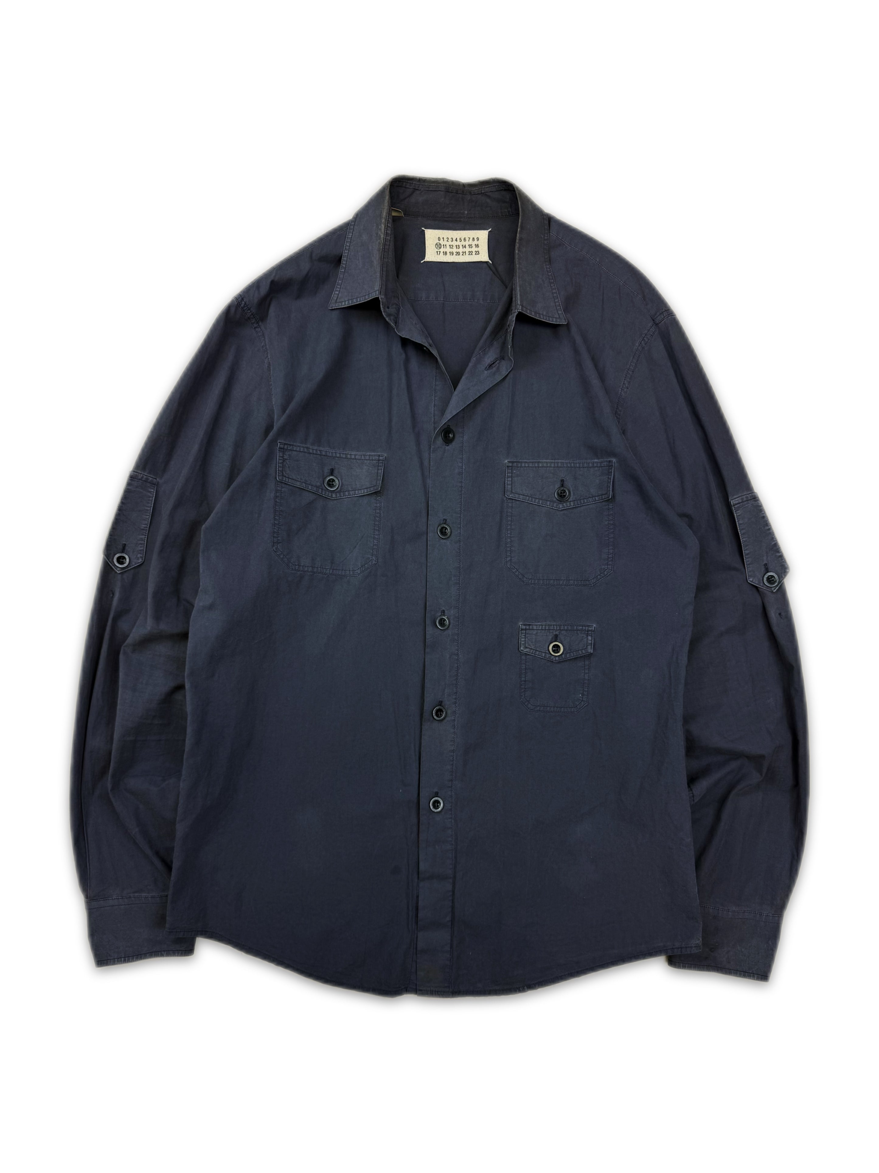 AW08 Maison Margiela Line (10) French Multi Pocket Work Shirt