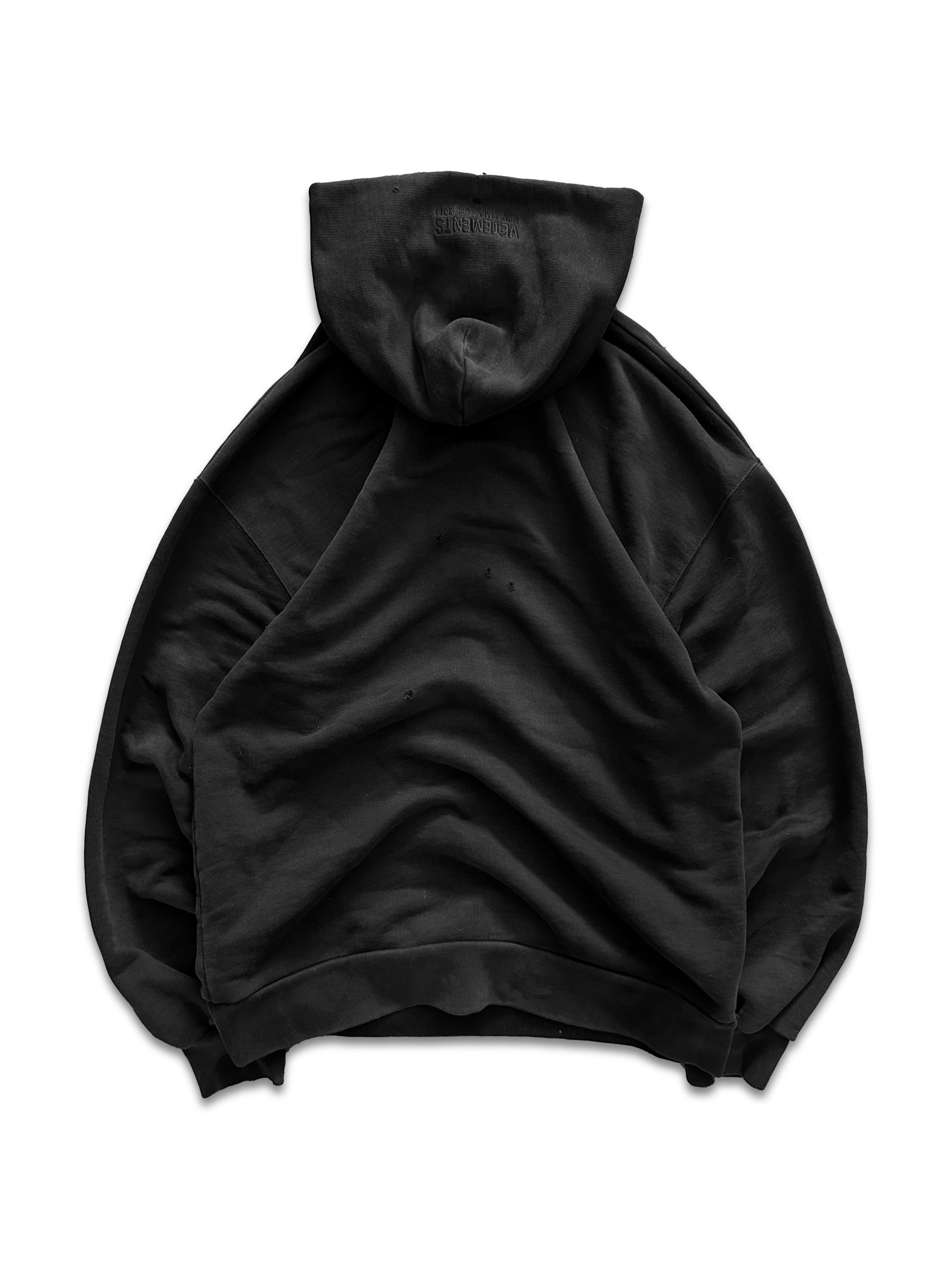 SS19 Vêtements ‘Target’ Gun Shot Black Oversized Hoodie