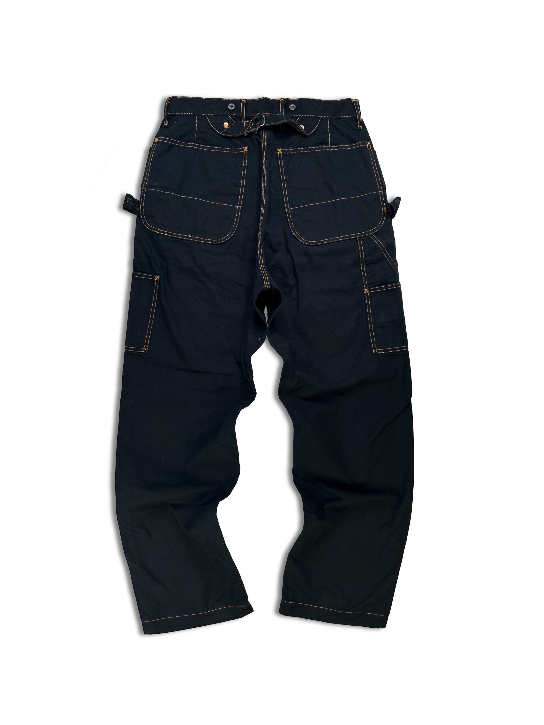 AW24 Kapital ‘Lumbar’ Contrast Stitch Carpenter Pants