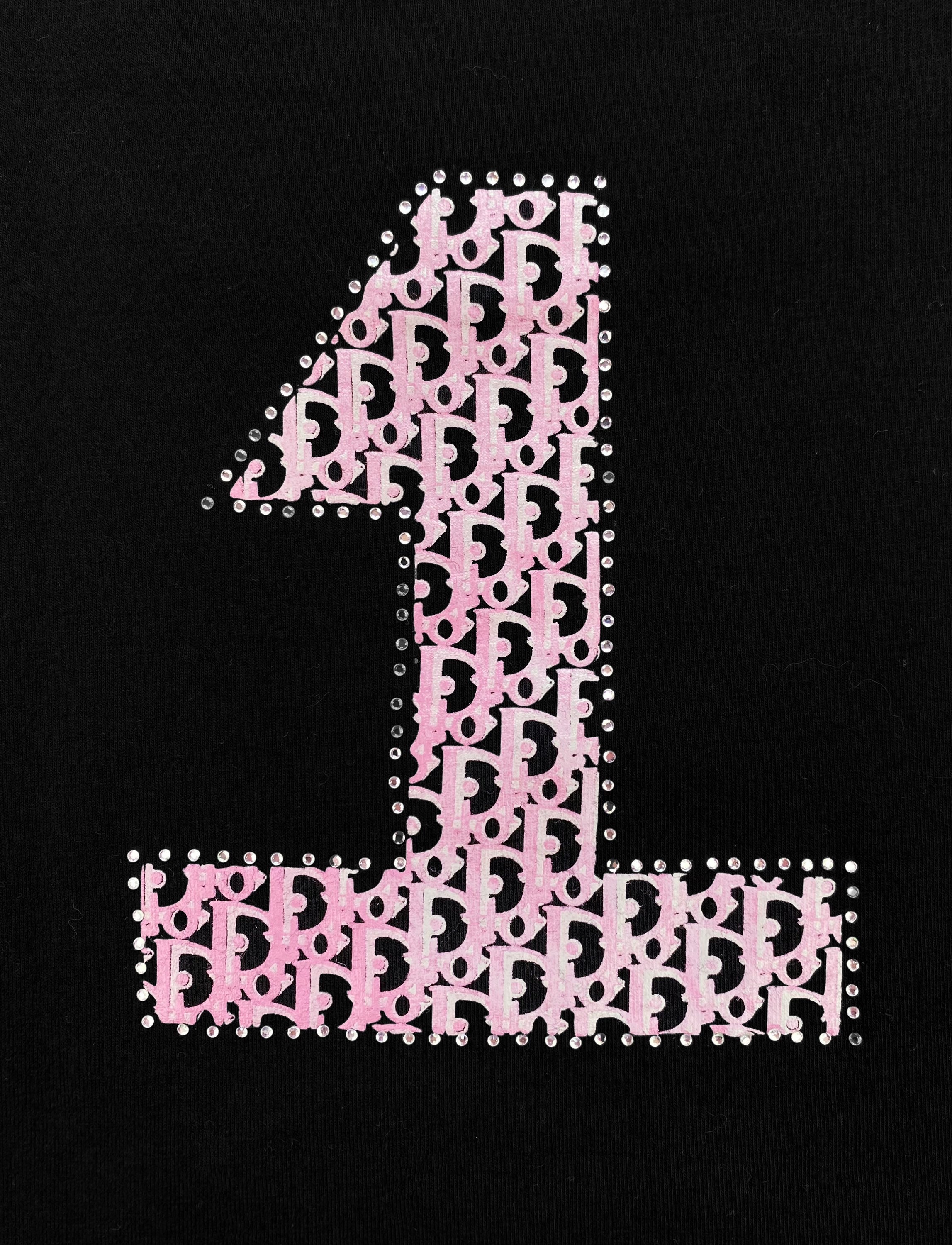 Dior “J’adore Dior” Bejeweled Trotter Monogram Tank-top