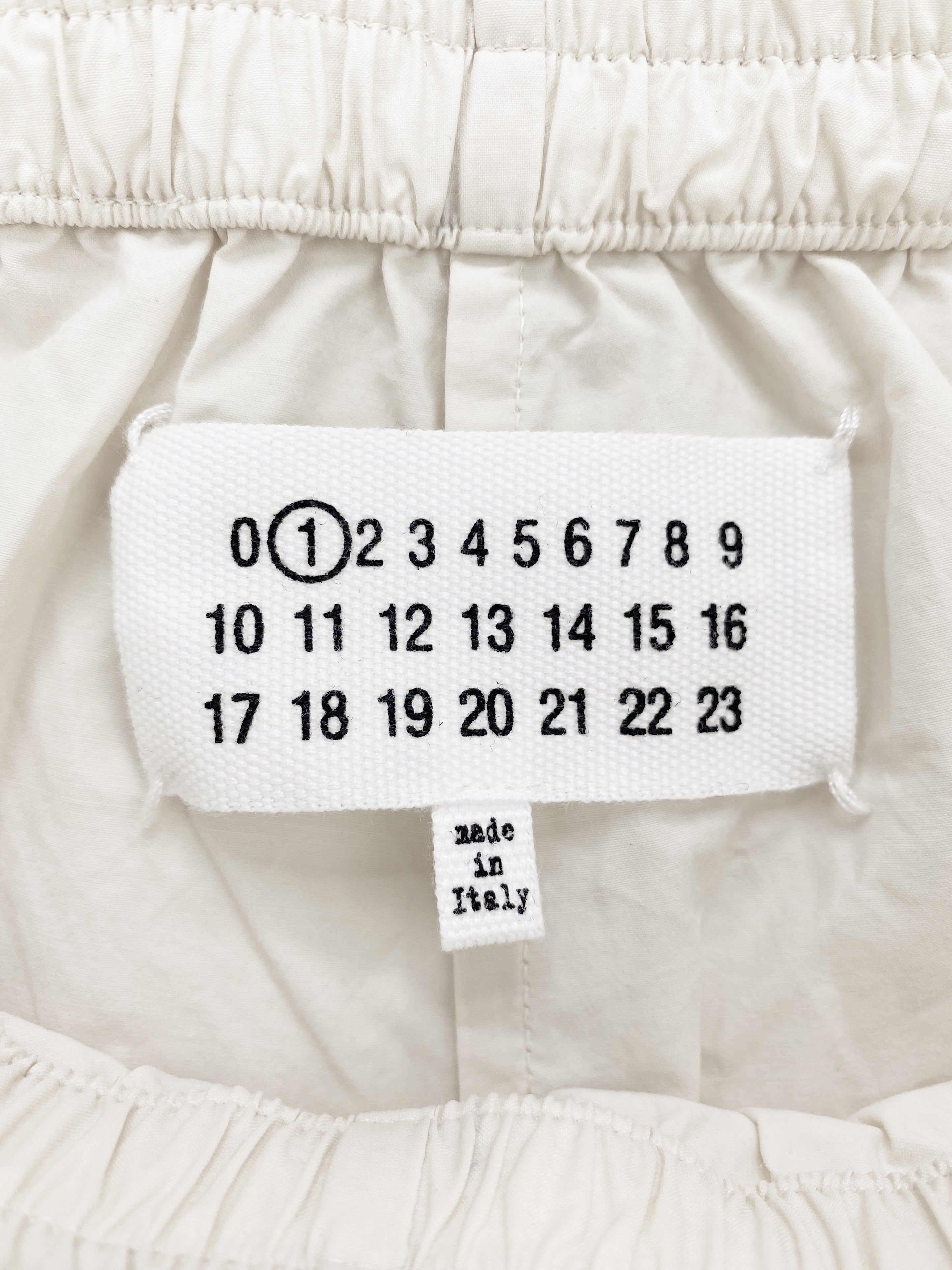 Margiela Button Down Elasticated "Boxer" Nylon Pants