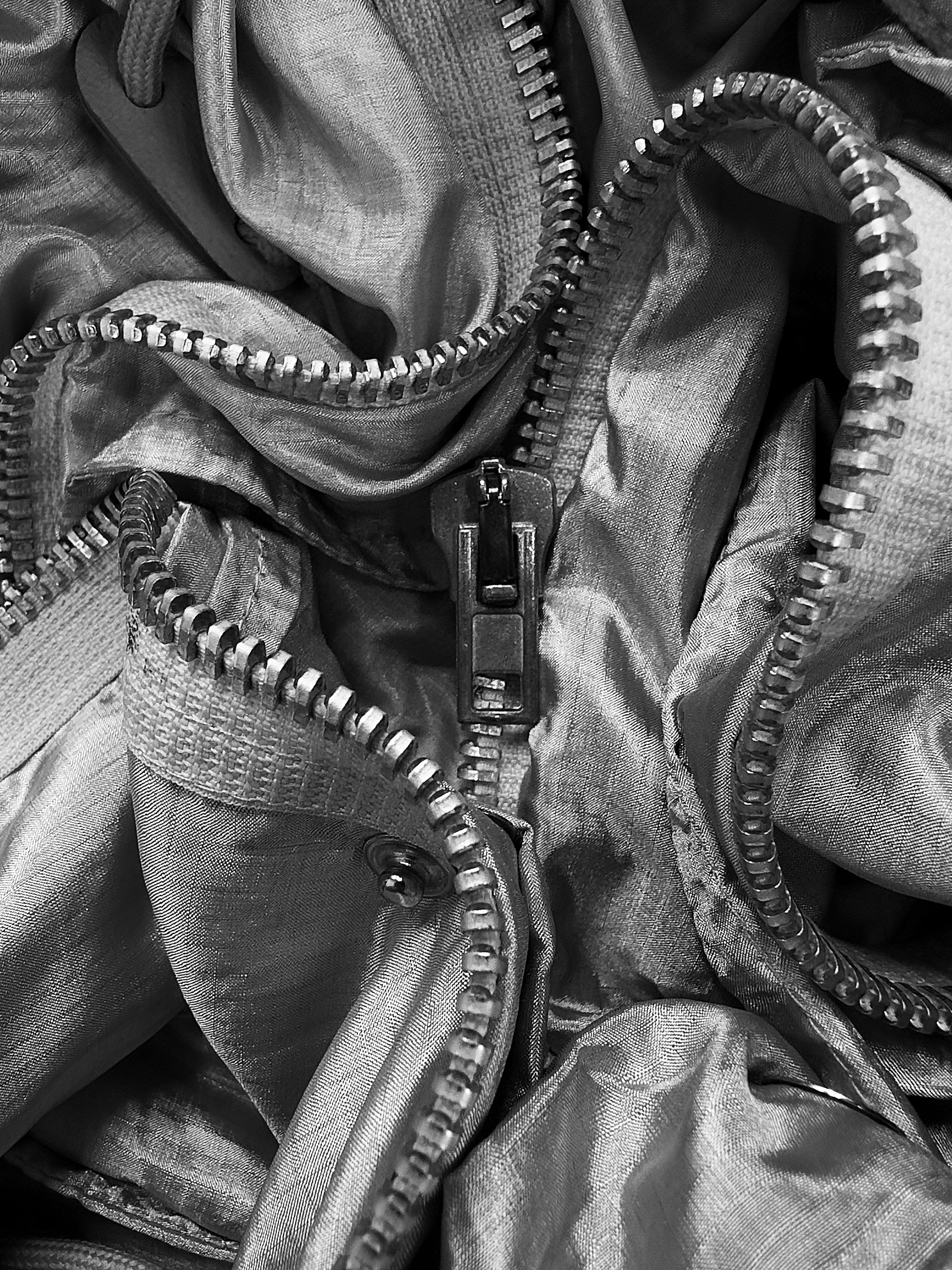 AW98 Helmut Lang ‘Jumbo Hood’ Astronaut Silver Space Parka