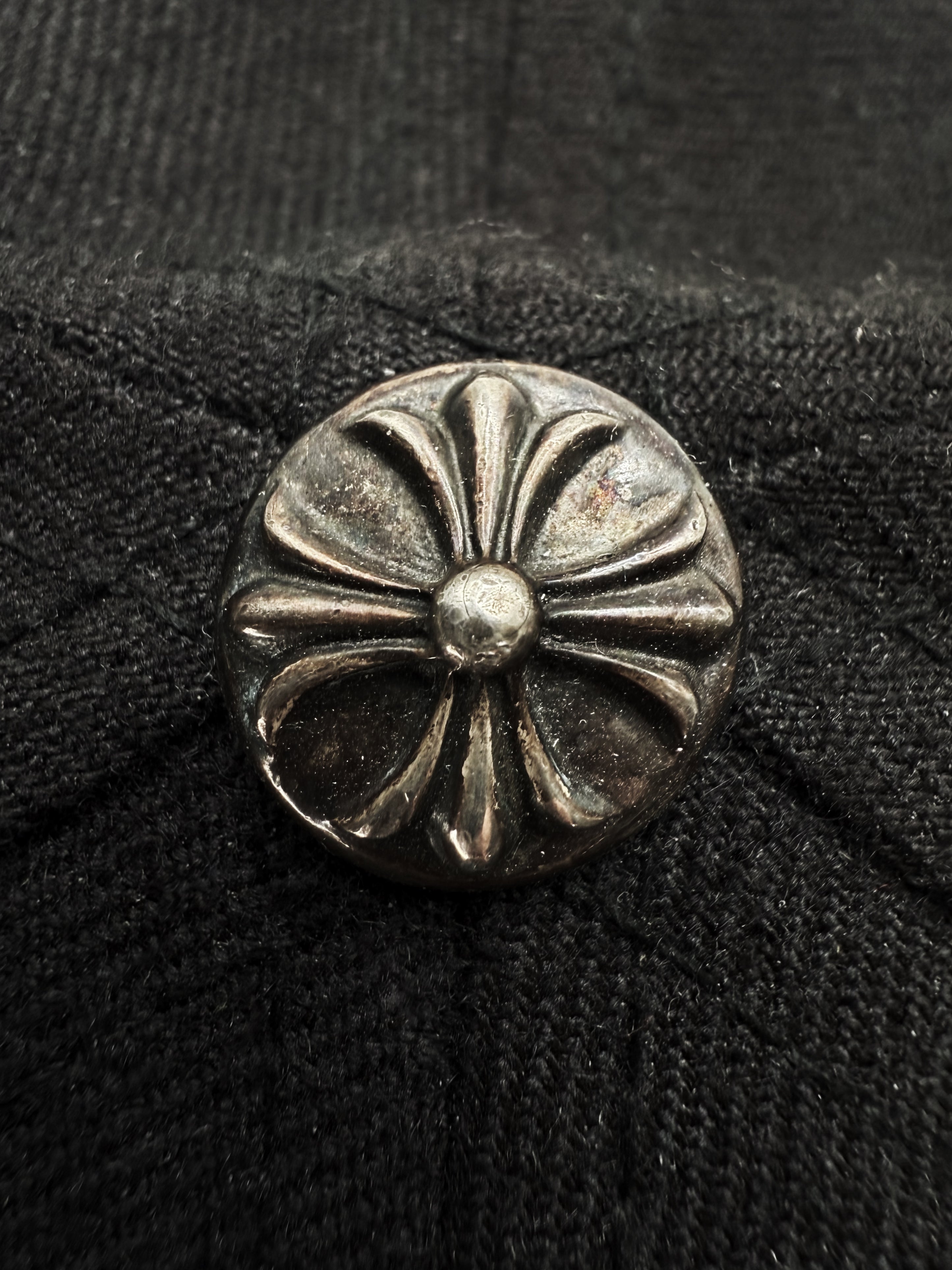 Chrome Hearts Horseshoe Logo Embroidered Black Hat