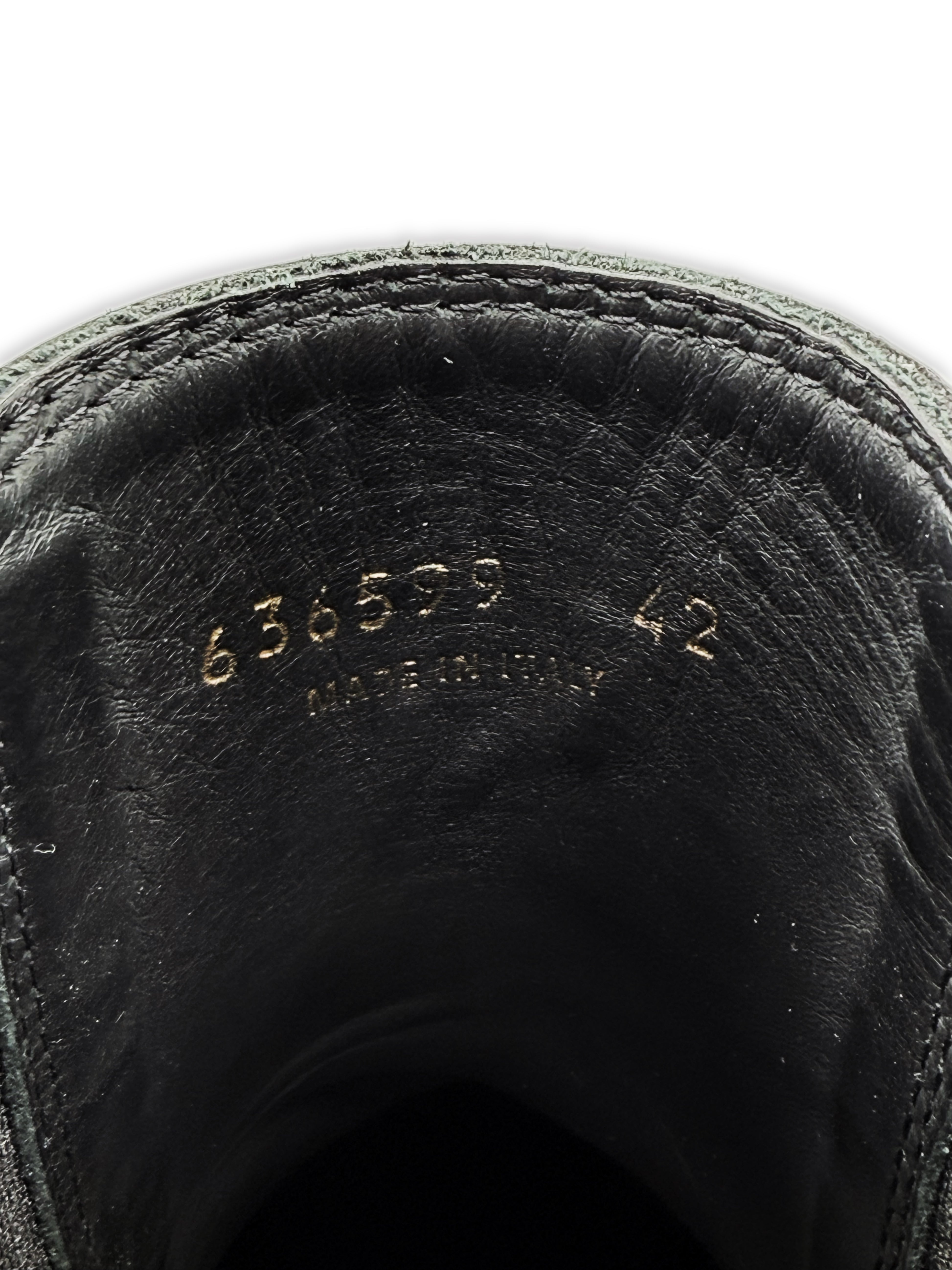 Balenciaga Tractor Chelsea Black Leather Hi-top Boots