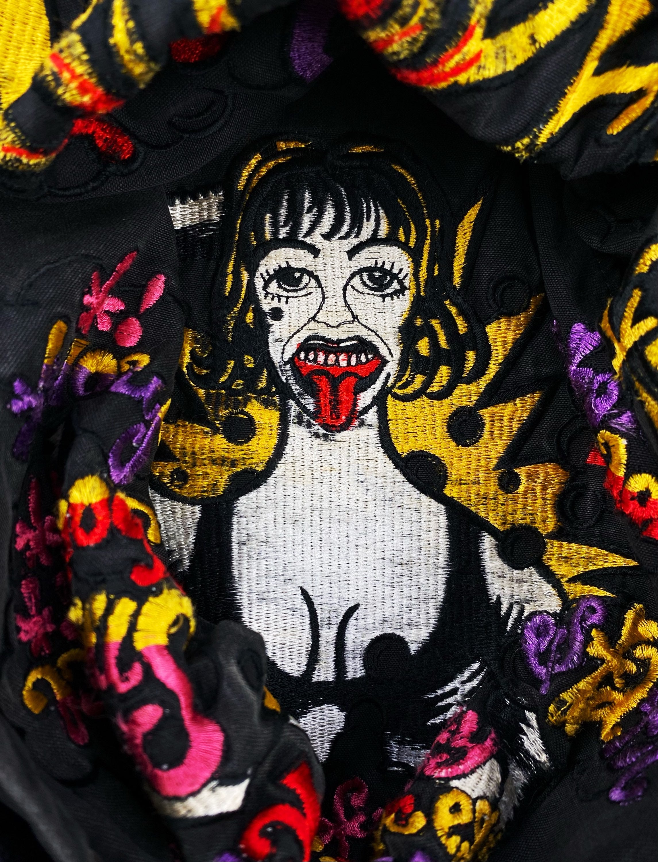 90s Hysteric Glamour ‘Pothead Punishment’ Ecstasy Bomber Jacket