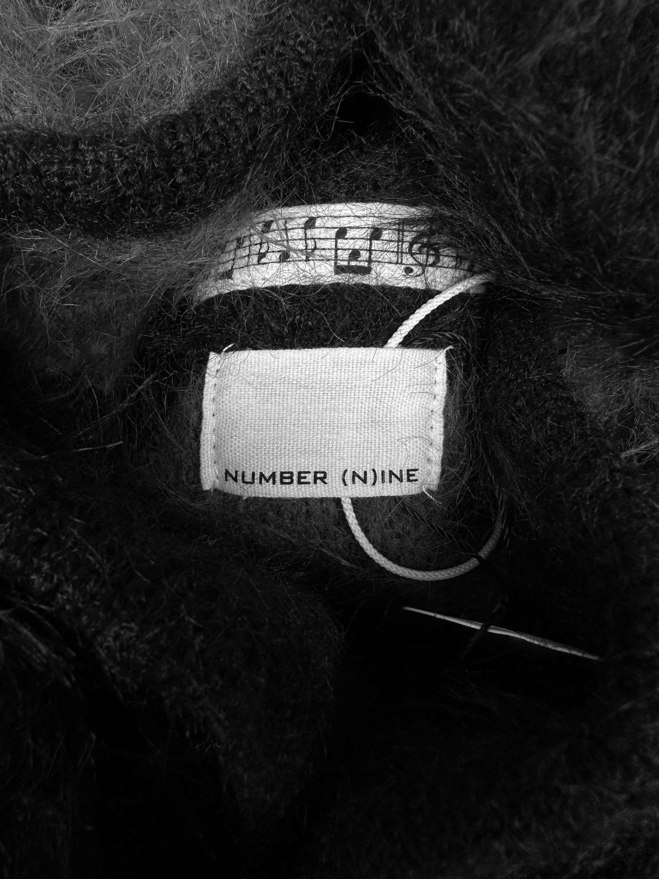 Number (N)ine Striped ‘Shag’ Knitted Cardigan
