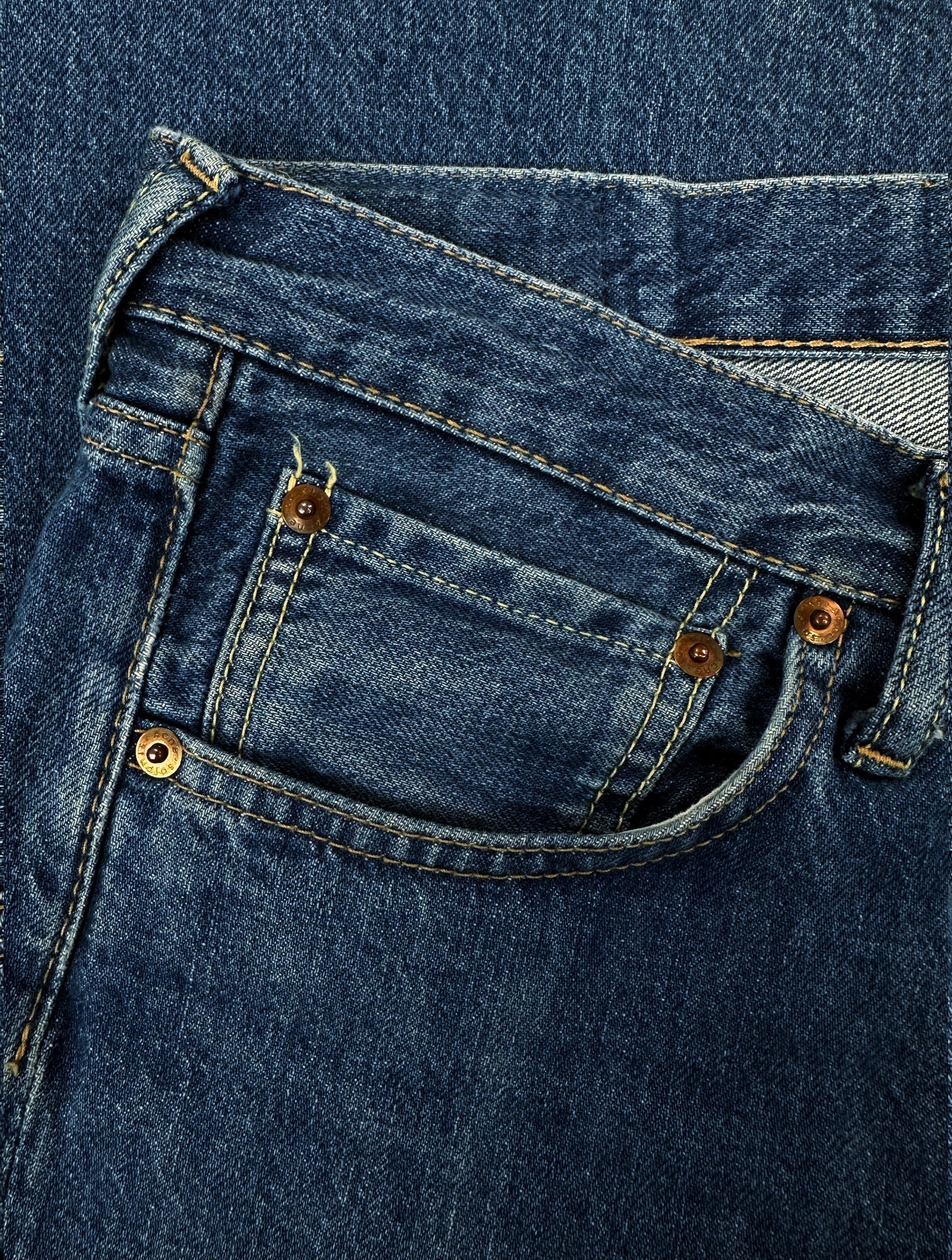 Acne Studios Light Wash Wide Cut Baggy Denim