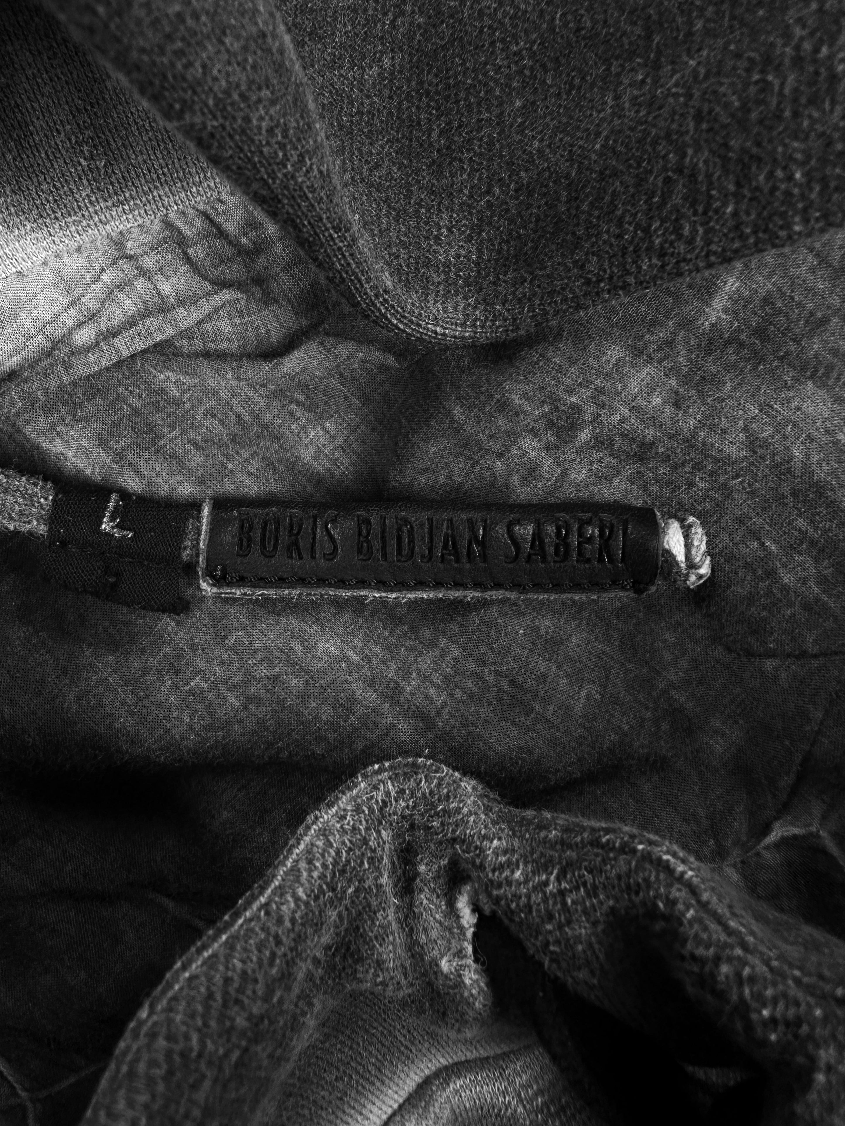 Boris Bidjan Saberi Grey Washed Multi Layered Sweatpants