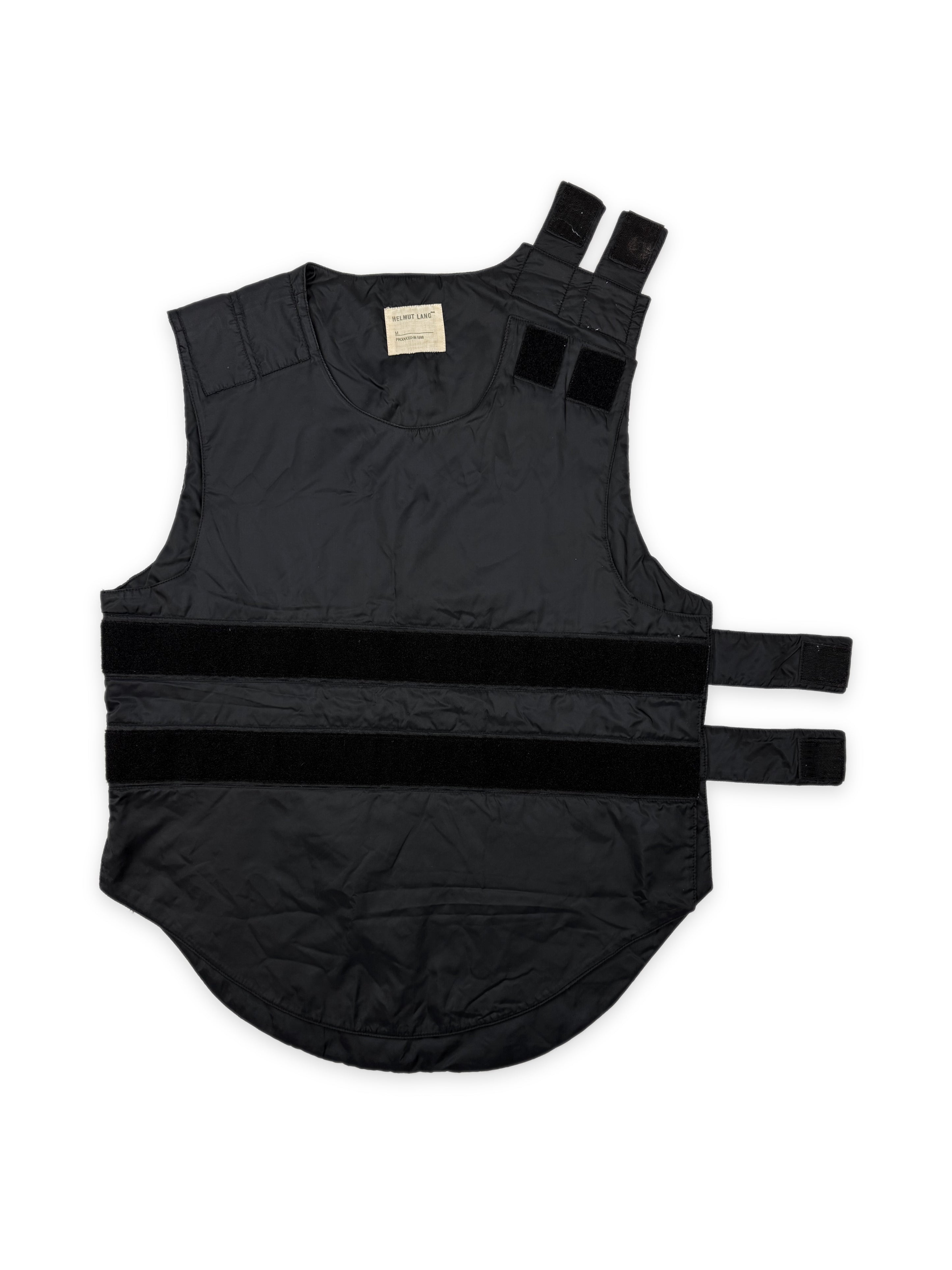 AW98 Helmut Lang Bulletproof Ballistic Nylon Black Military Vest