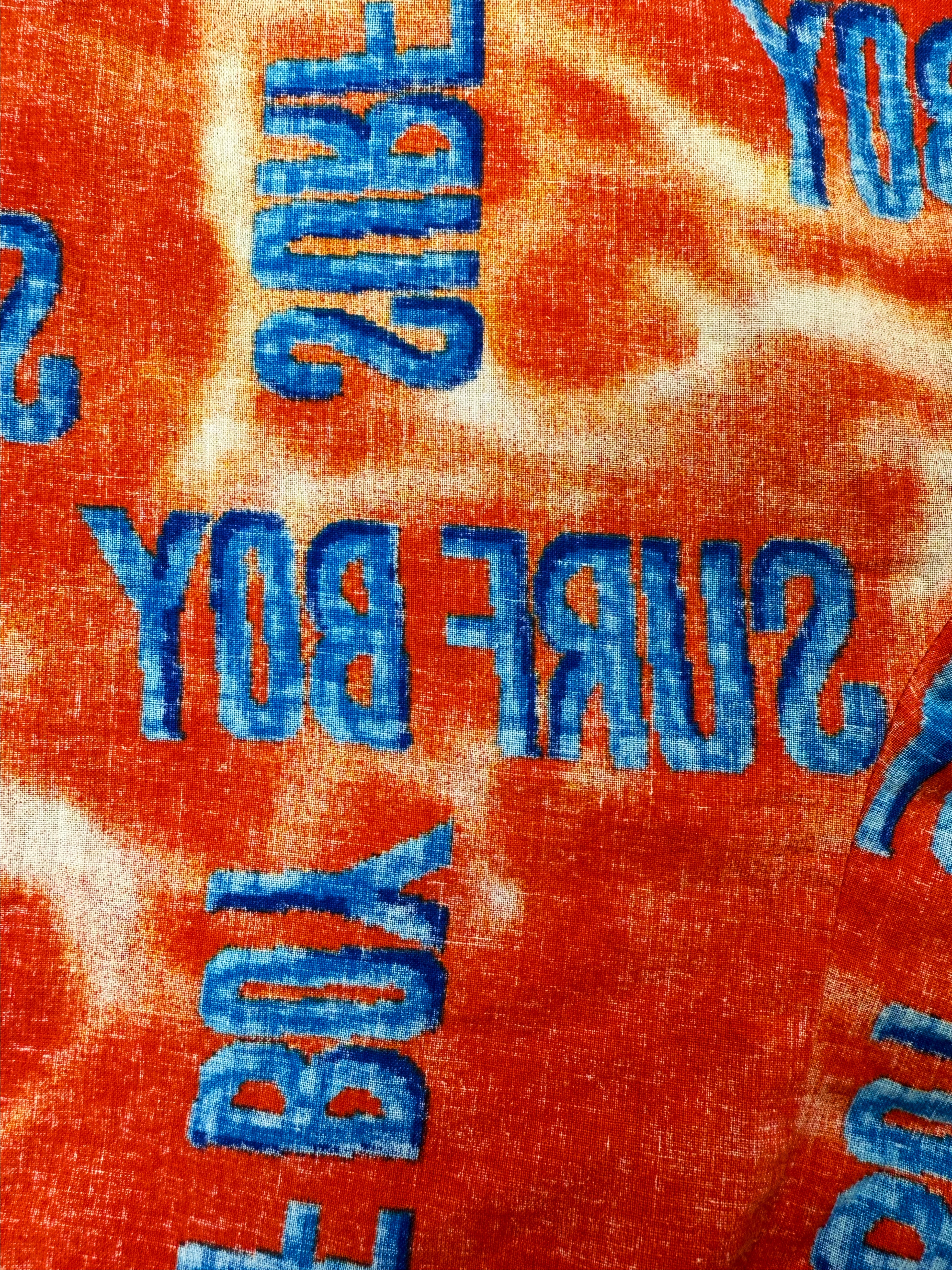 SS97 Raf Simons ‘Surf Boy’ 3/4 Length Graphic Pants