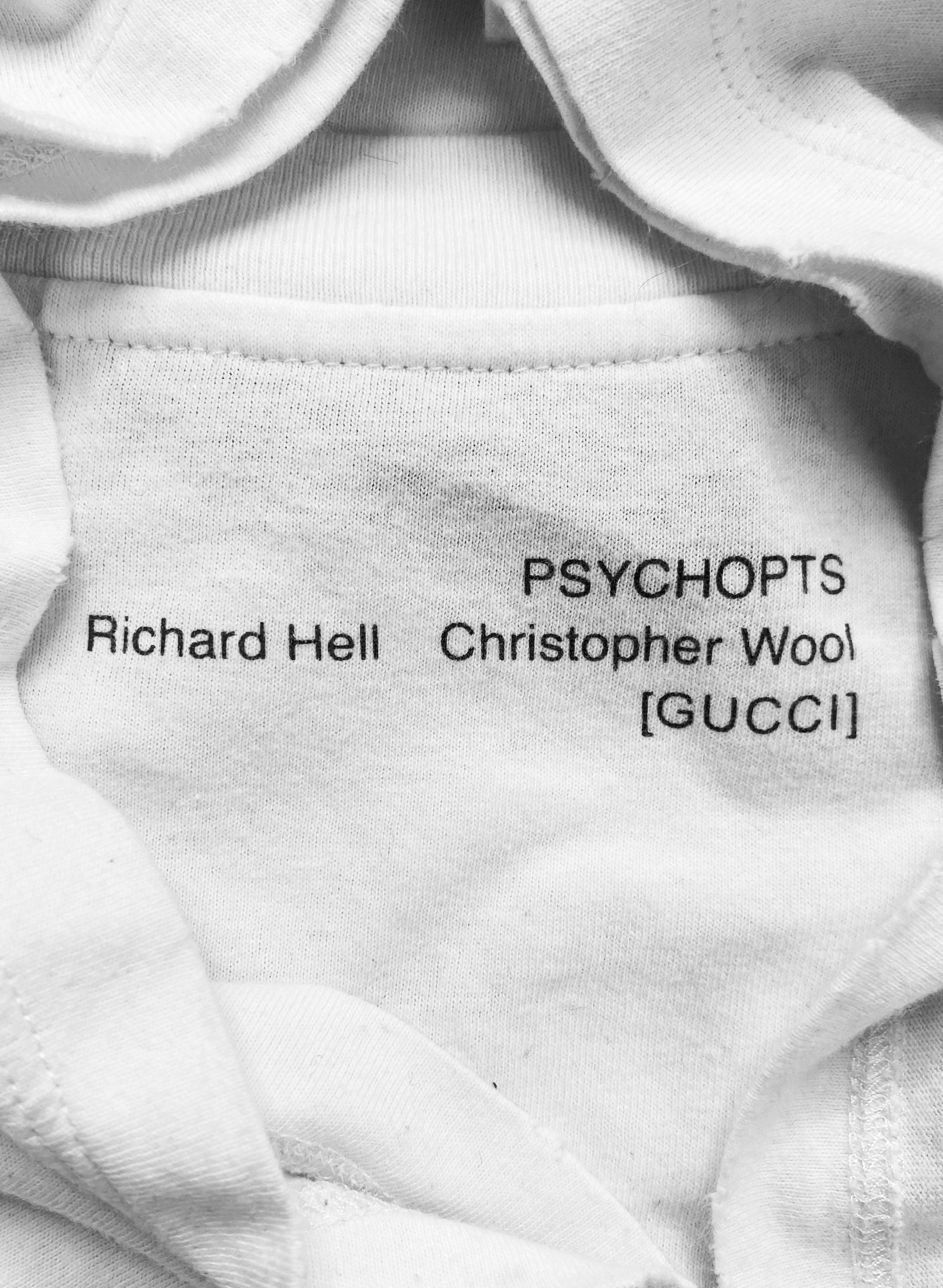 AW21 Gucci x Richard Hell ‘Think Thank’ Graphic T-Shirt