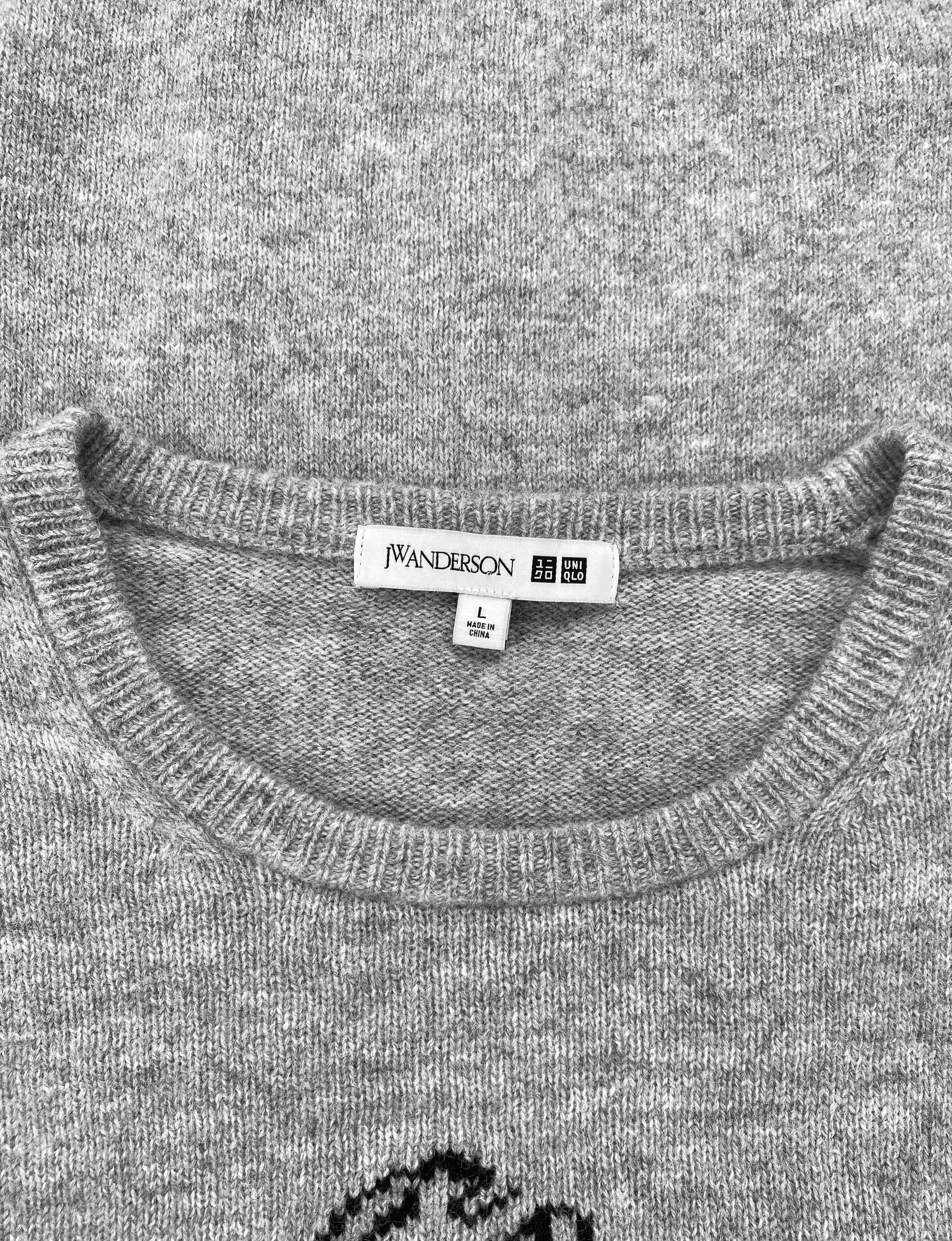 J.W. Anderson x Uniqlo Fish Motif Wool Knit Sweater