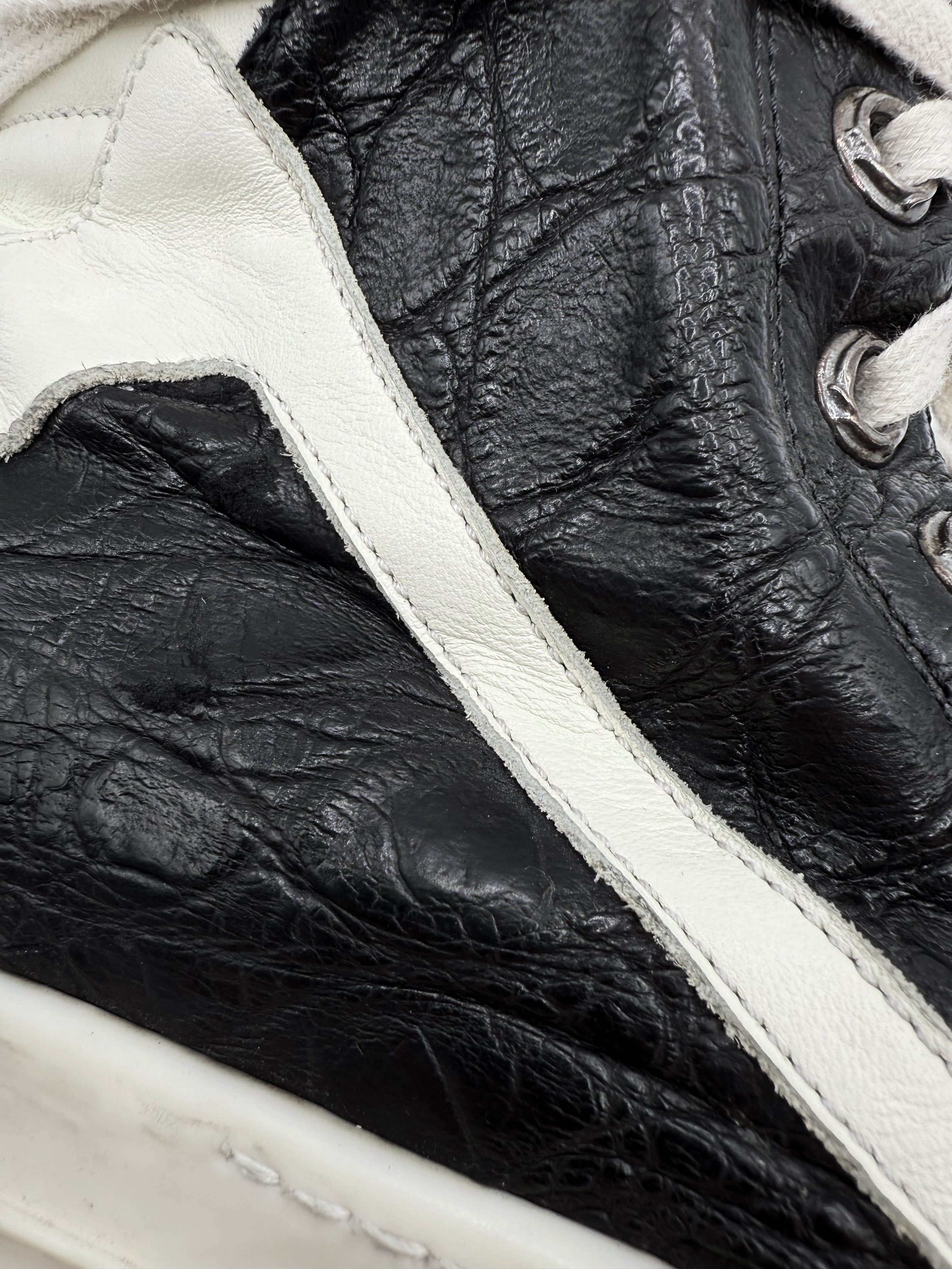 Chrome Hearts x Rick Owens 1/1 Crocodile Leather Geobasket Sneakersi