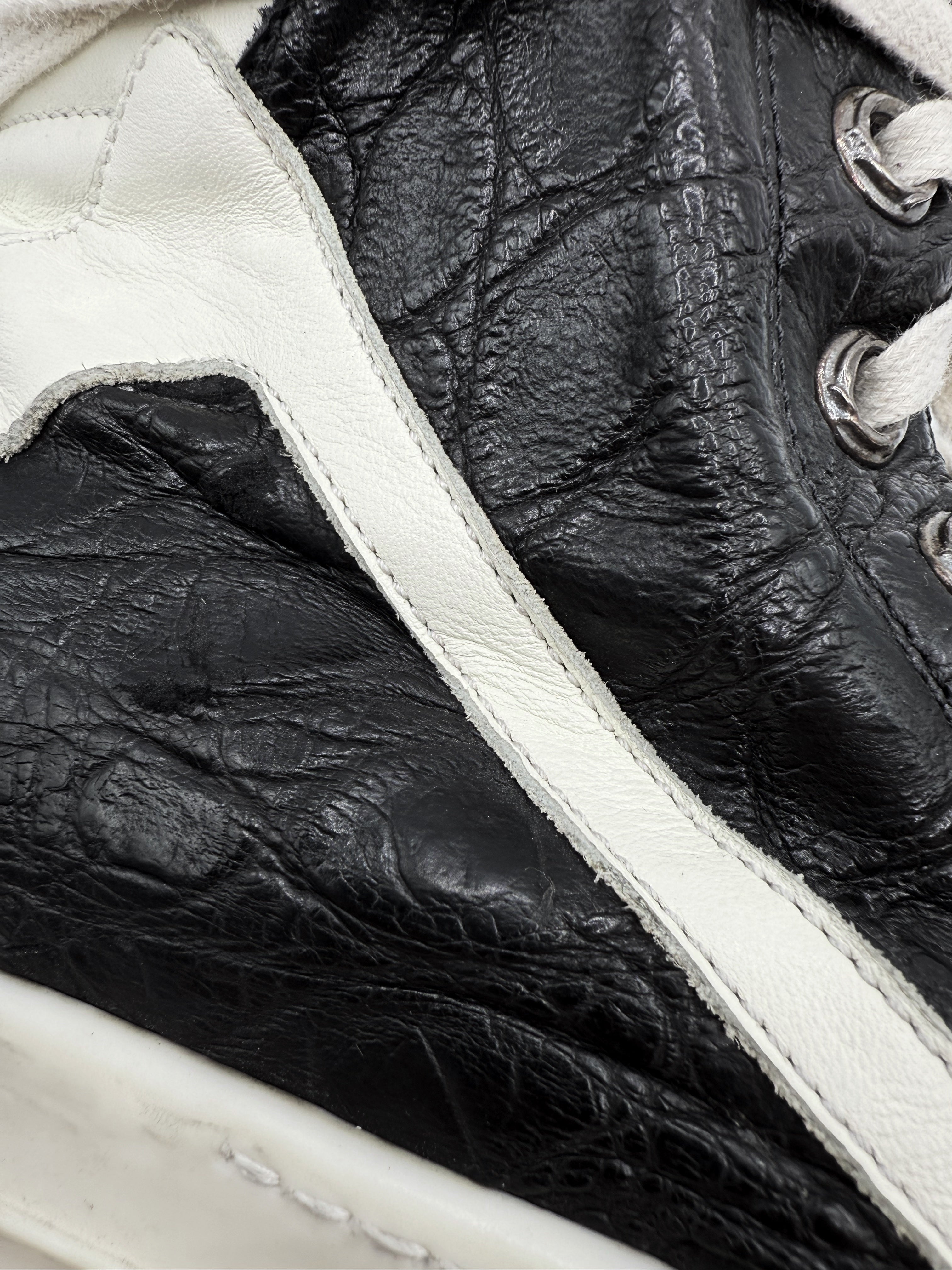 Chrome Hearts x Rick Owens 1/1 Crocodile Leather Geobasket Sneakersi