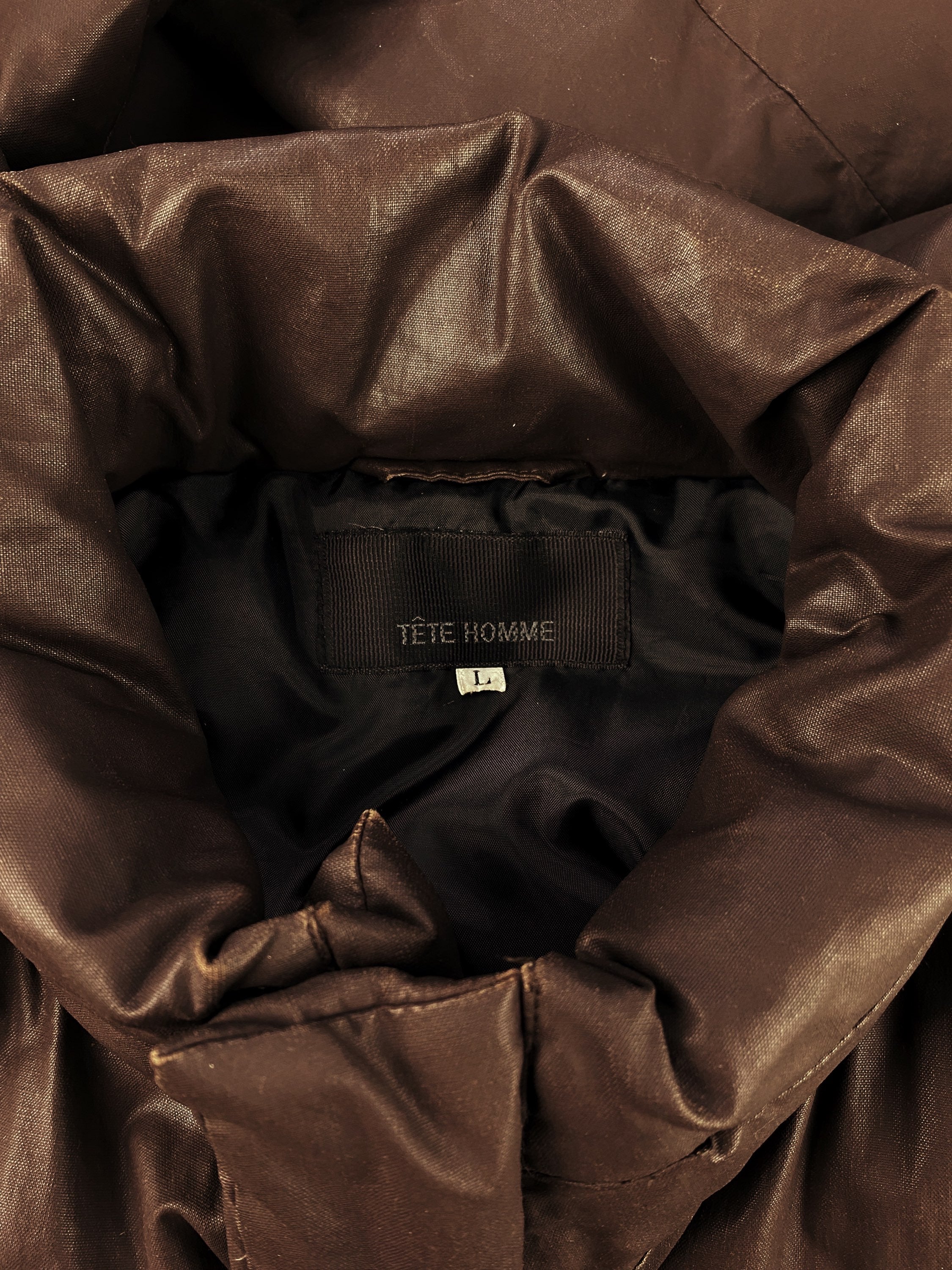 Tete Homme Boxy Down Fill Brown Puffer Jacket
