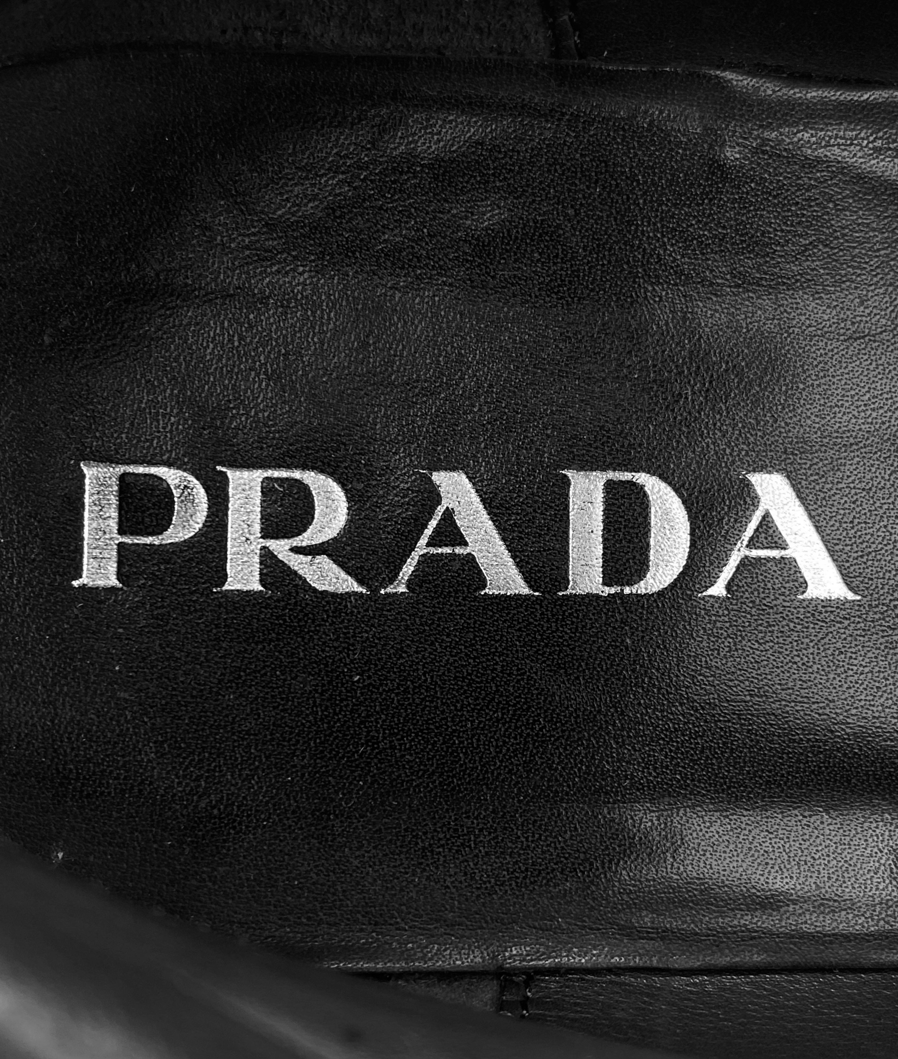 Prada Suede Mint Green Loafers