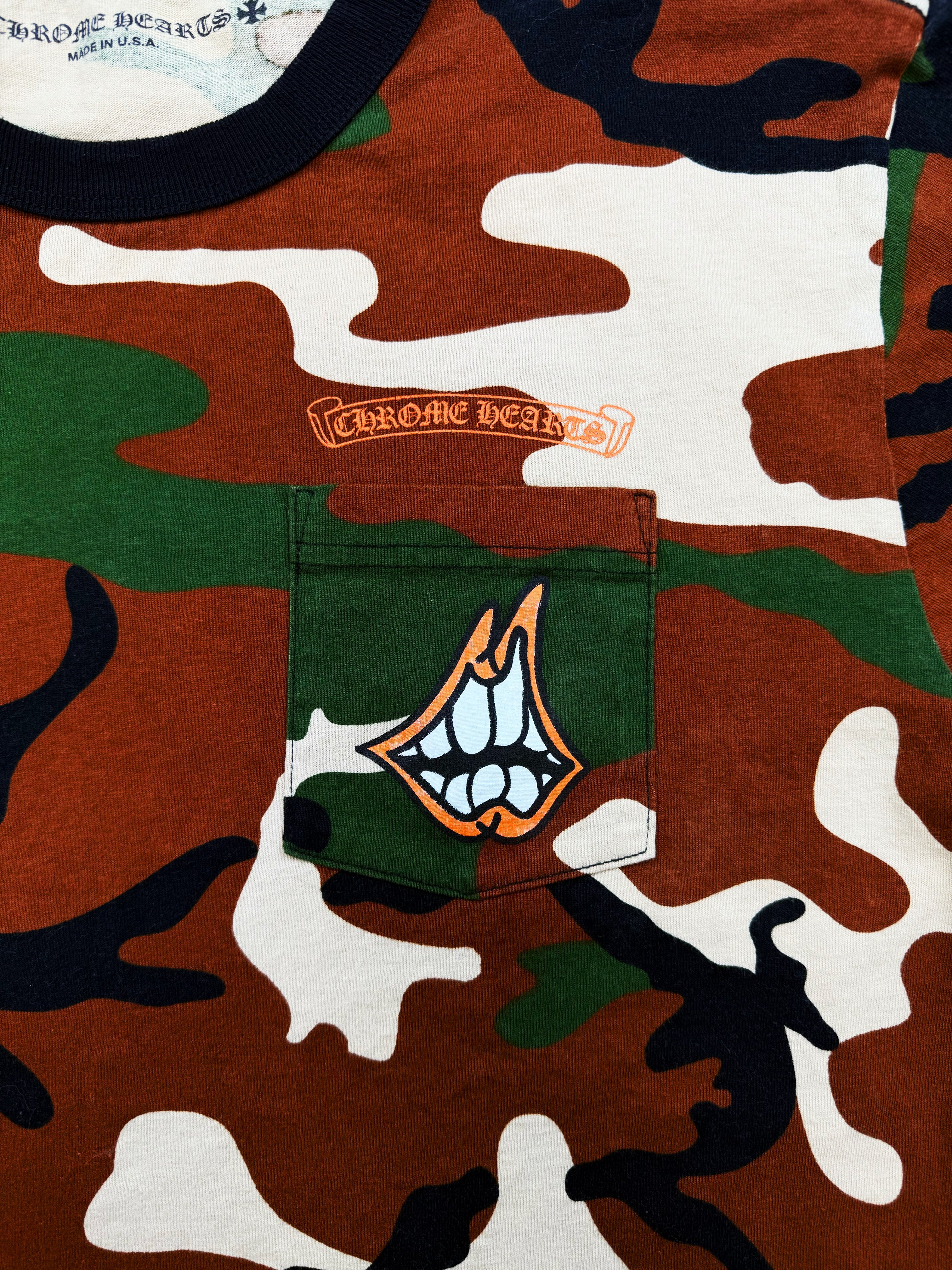 Chrome Hearts x Matty Boy ‘Caution’ Camoflague T-Shirt
