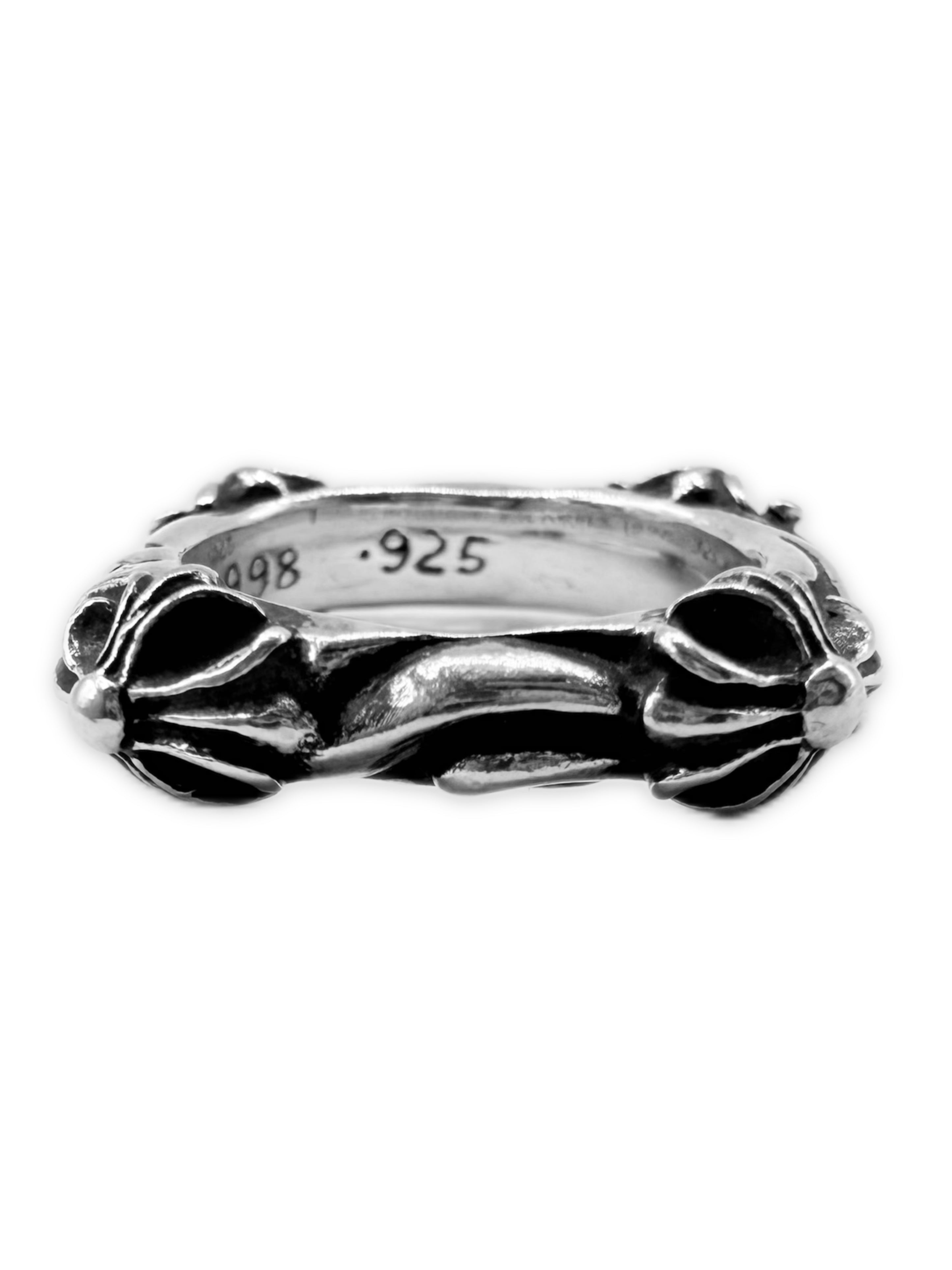 Chrome Hearts SBT Square Band .925 Silver Spacer Ring