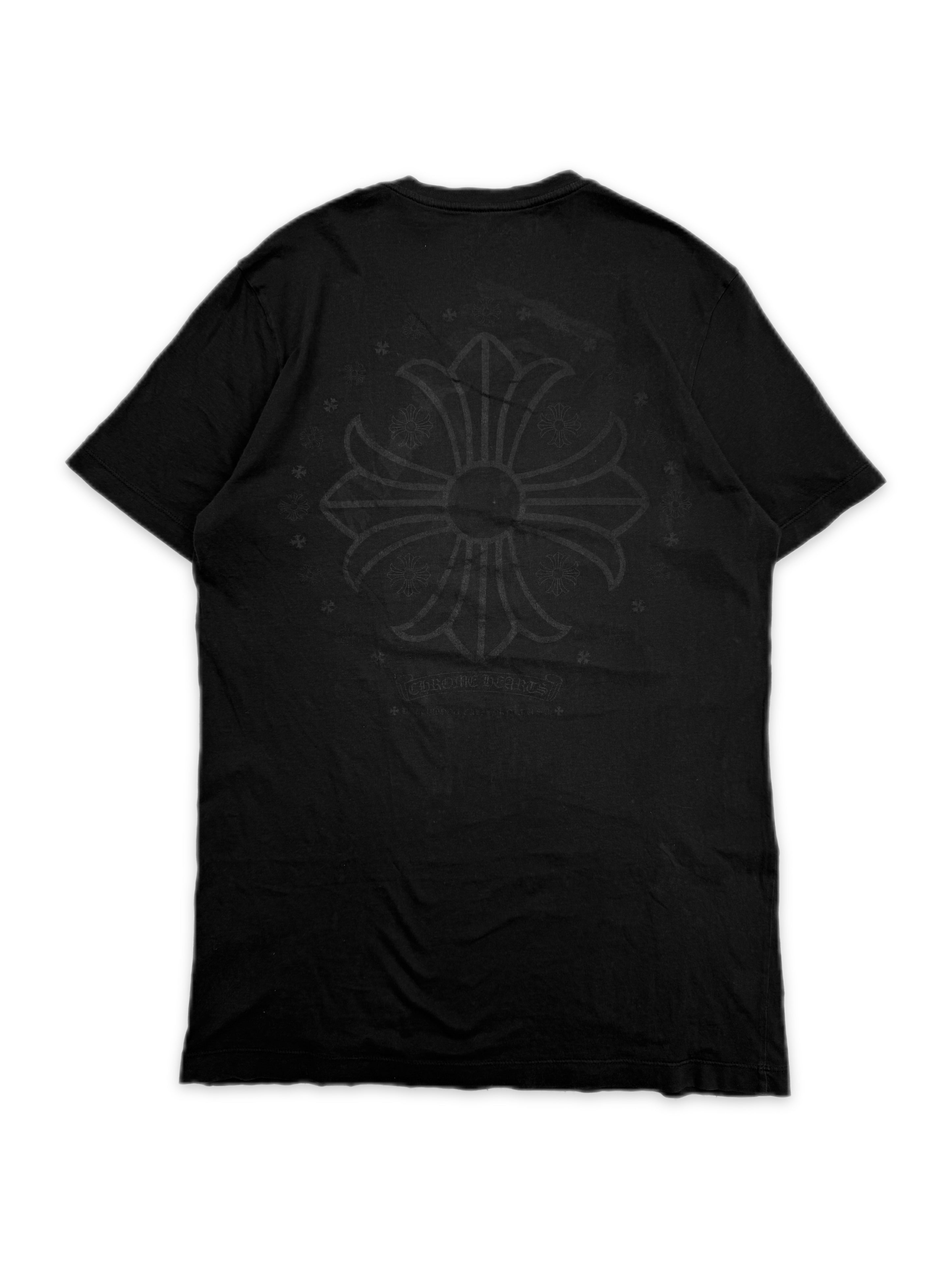 Chrome Hearts Plus Monogram Faded Black T-Shirt