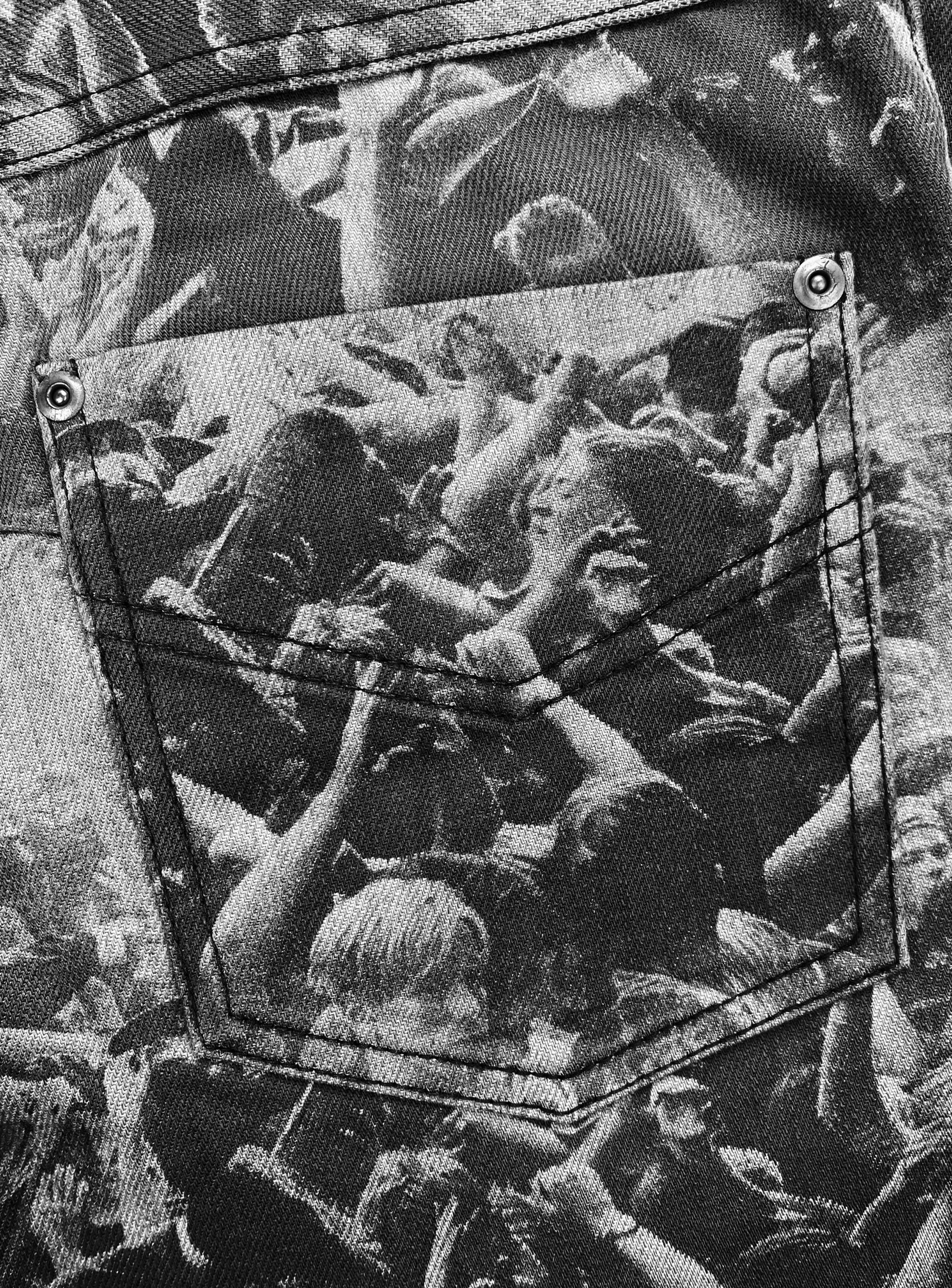FW09 Number (N)ine Charles Peterson “Touch Me I’m Sick” Moshpit Denim