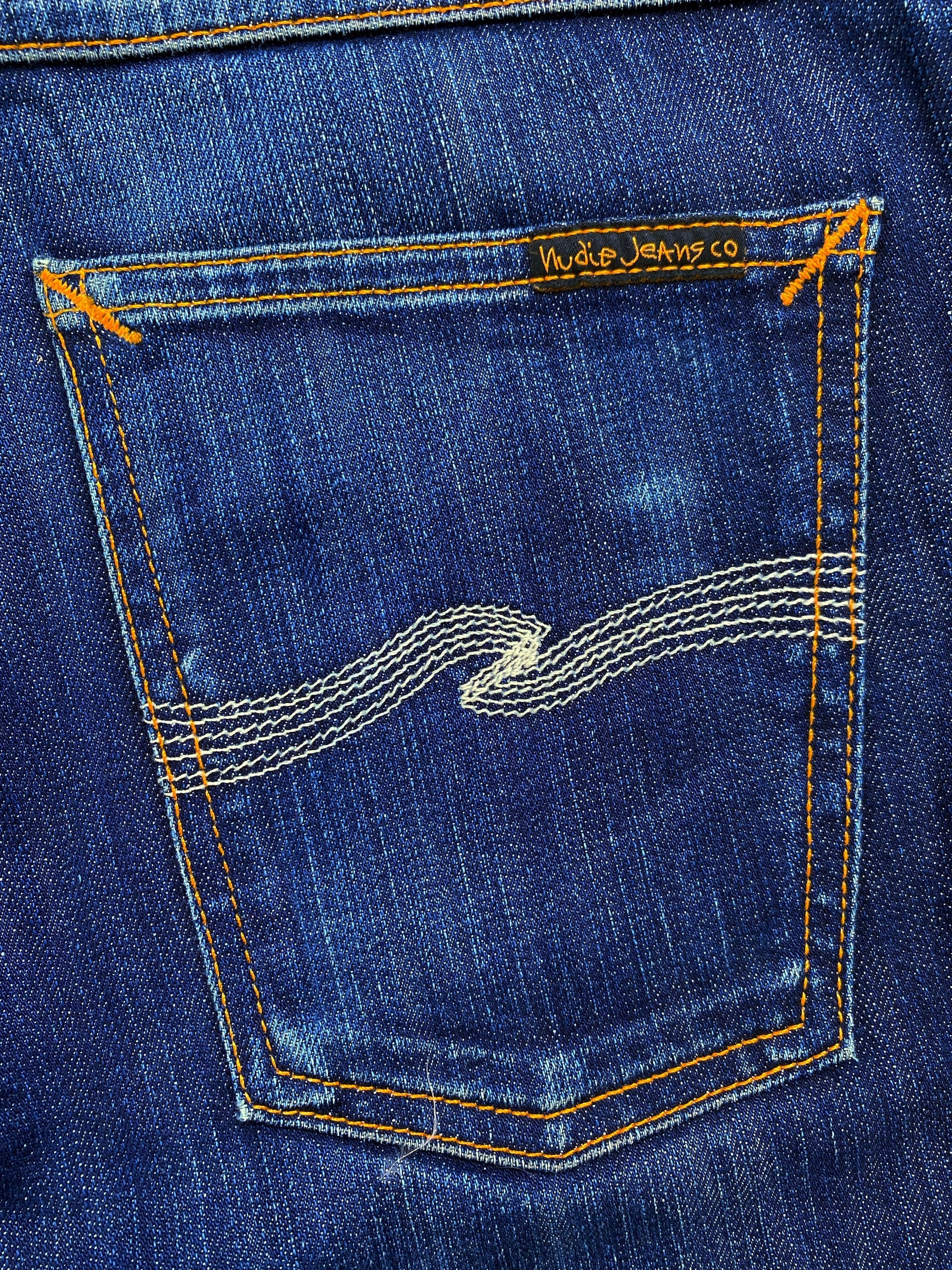 Nudie Jeans Raw Indigo Wash Denim Jeans