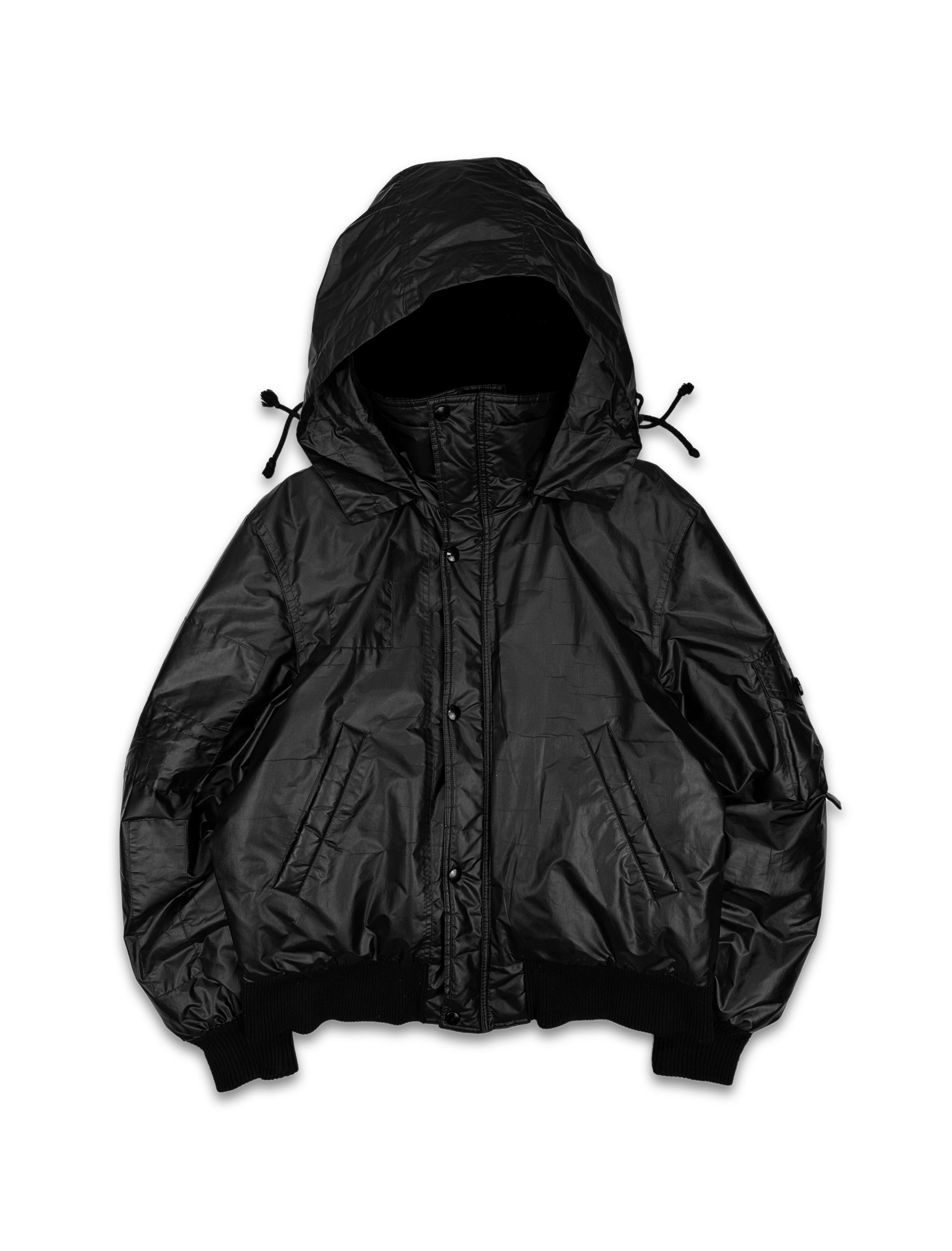 AW05 Raf Simons SAMPLE ‘History of My World’ Waxed Puffer Jacket