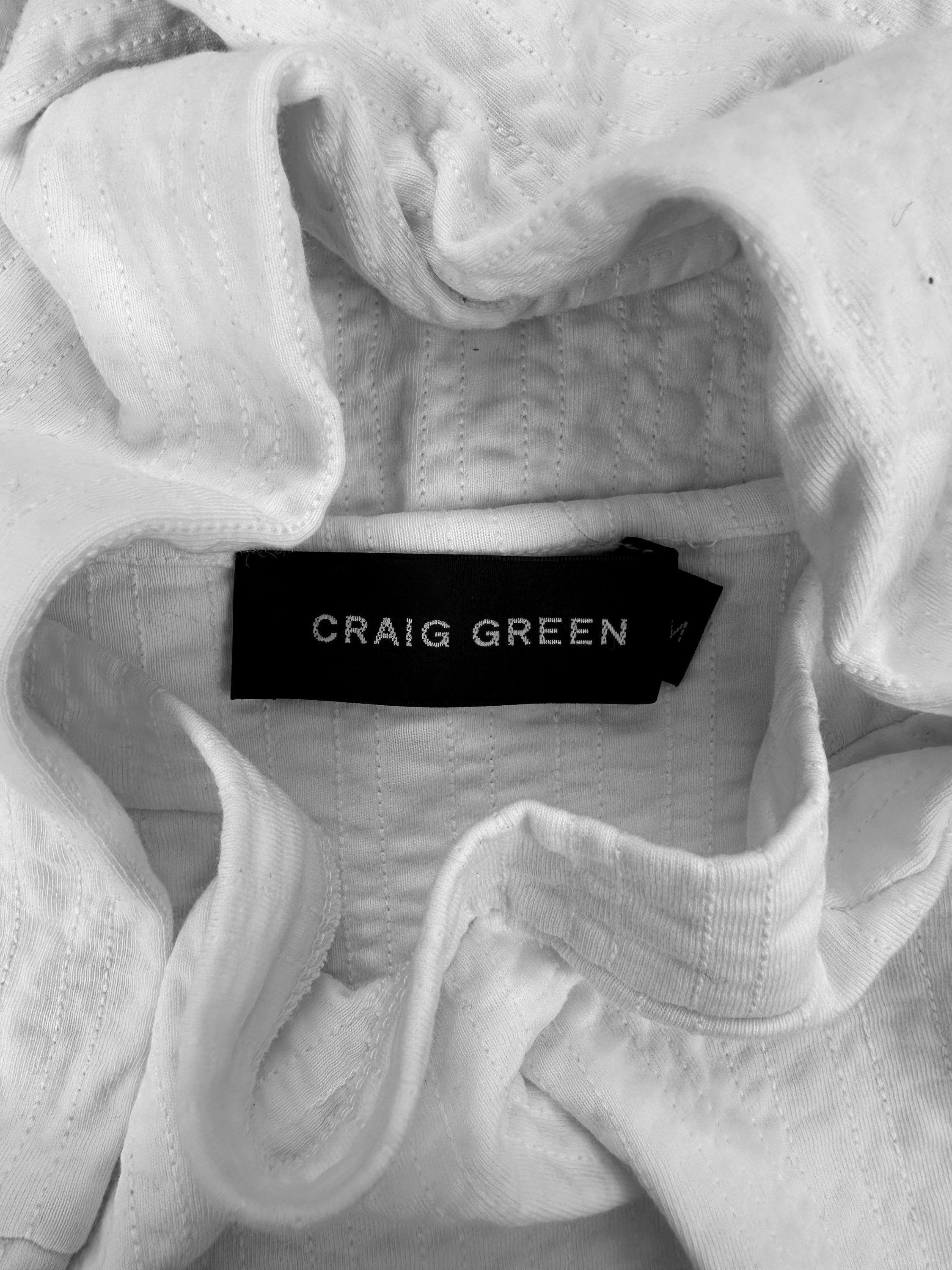Craig Green White Multi Pocket Heavyweight Crewneck