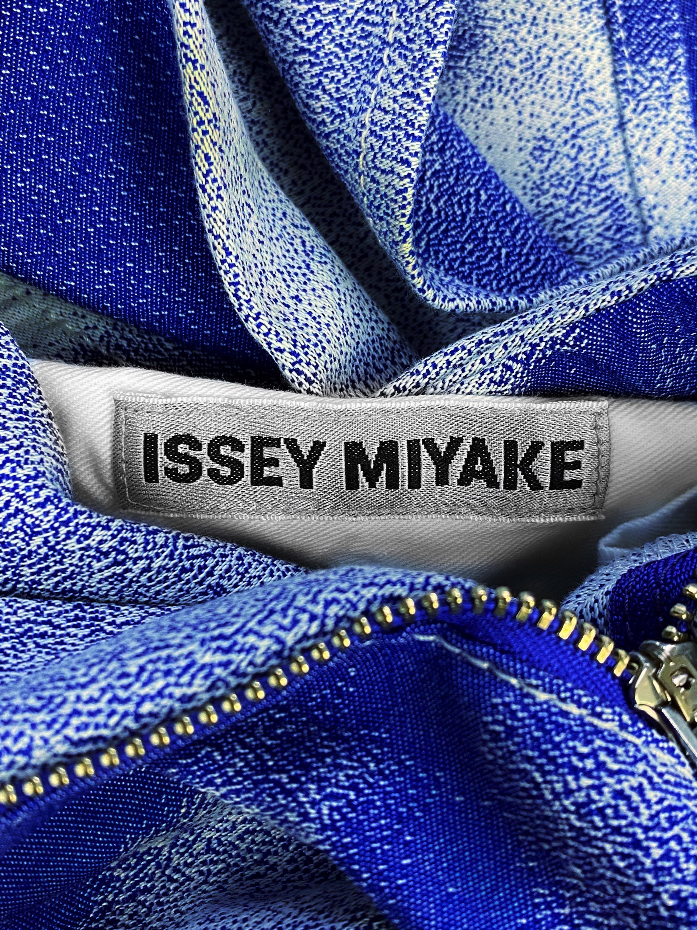 90s Issey Miyake ‘Sky’ Full Print Jacquard Weave Cloud Denim