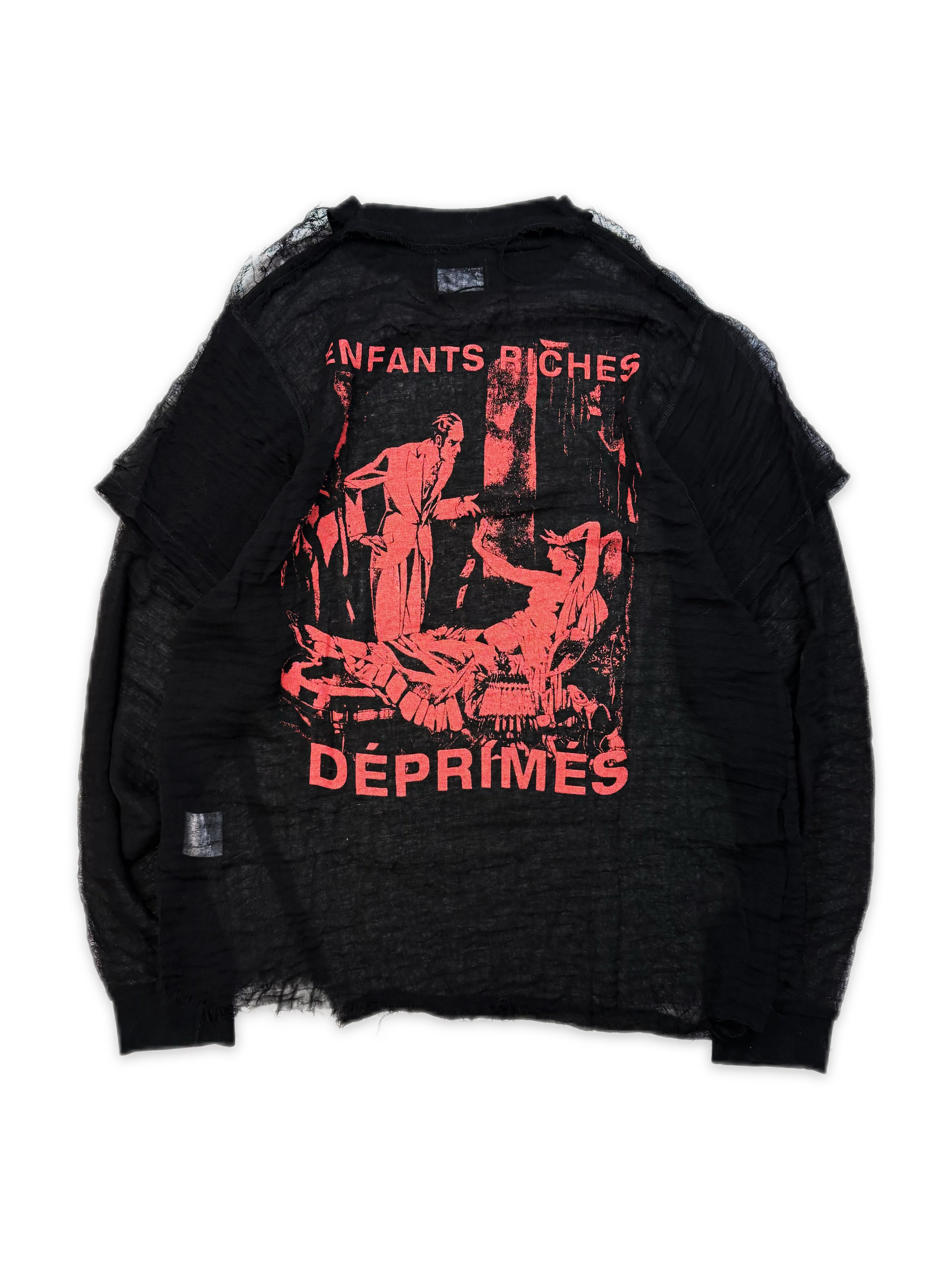 AW23 Enfants Riches Deprimes Dunked Dorothy Mesh Long Sleeve