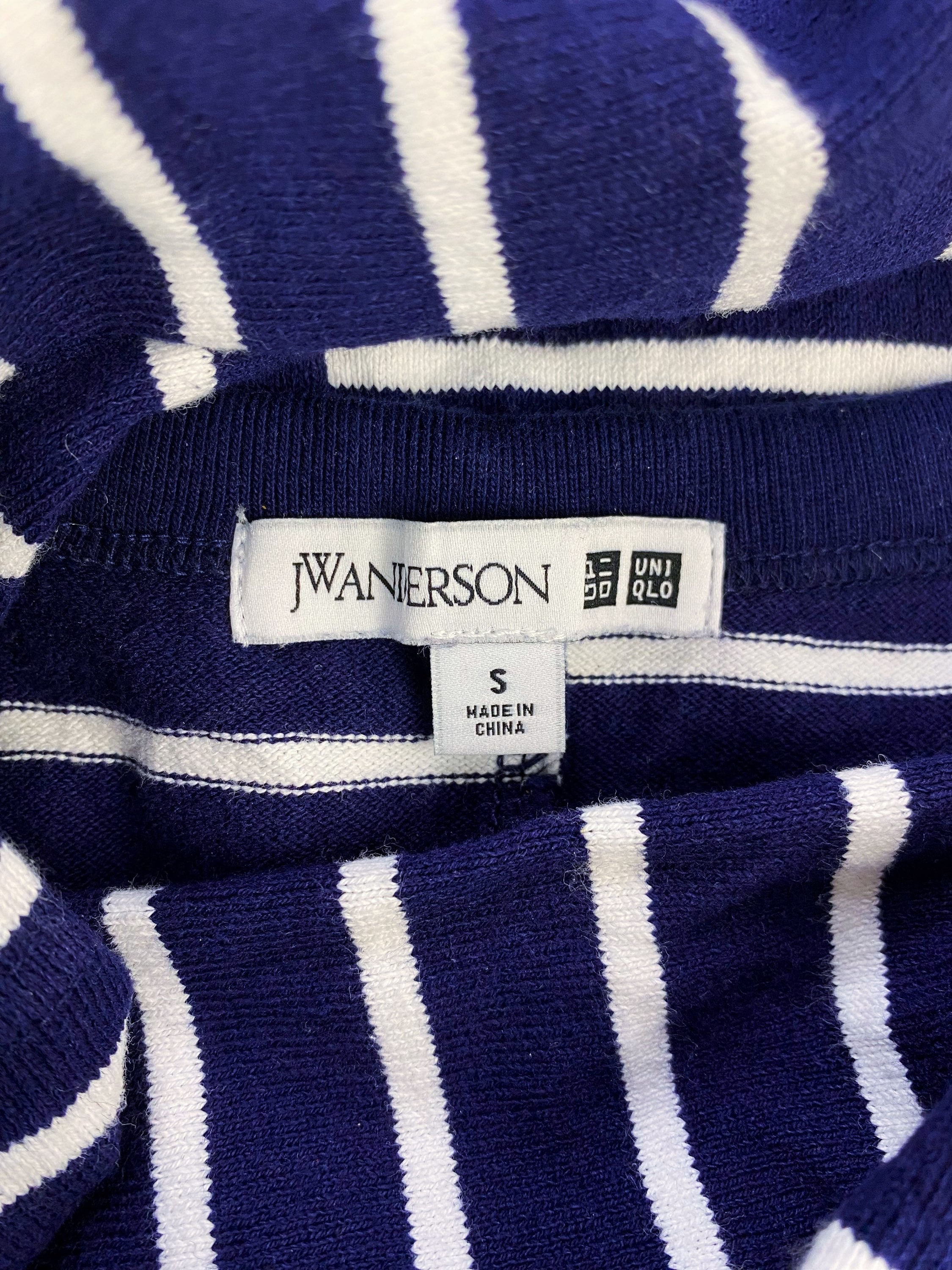 J.W Anderson x Uniqlo Striped Embroidered Logo Longsleeve