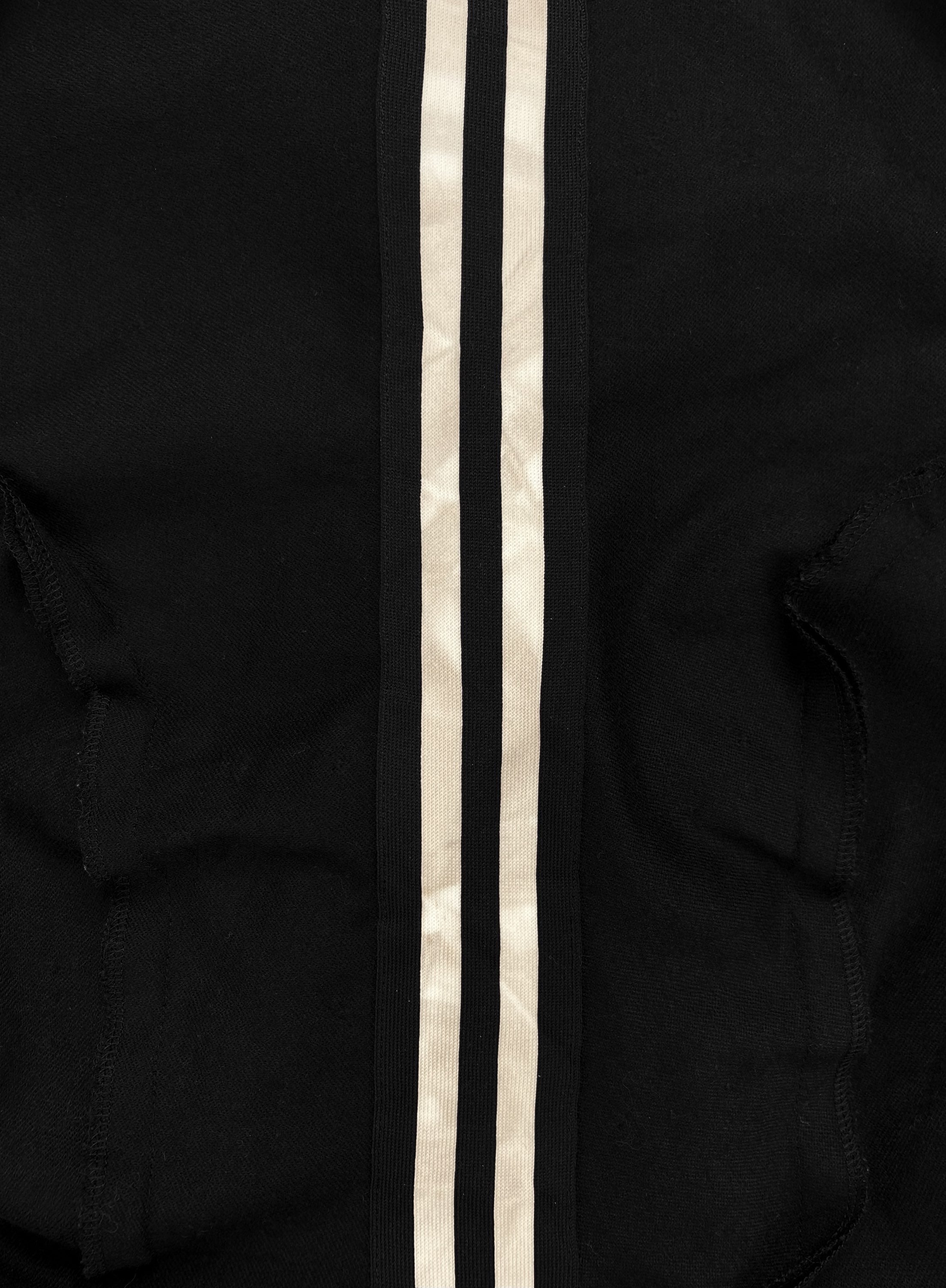 AW10 Comme des Garçons BLACK Striped Riders Jacket