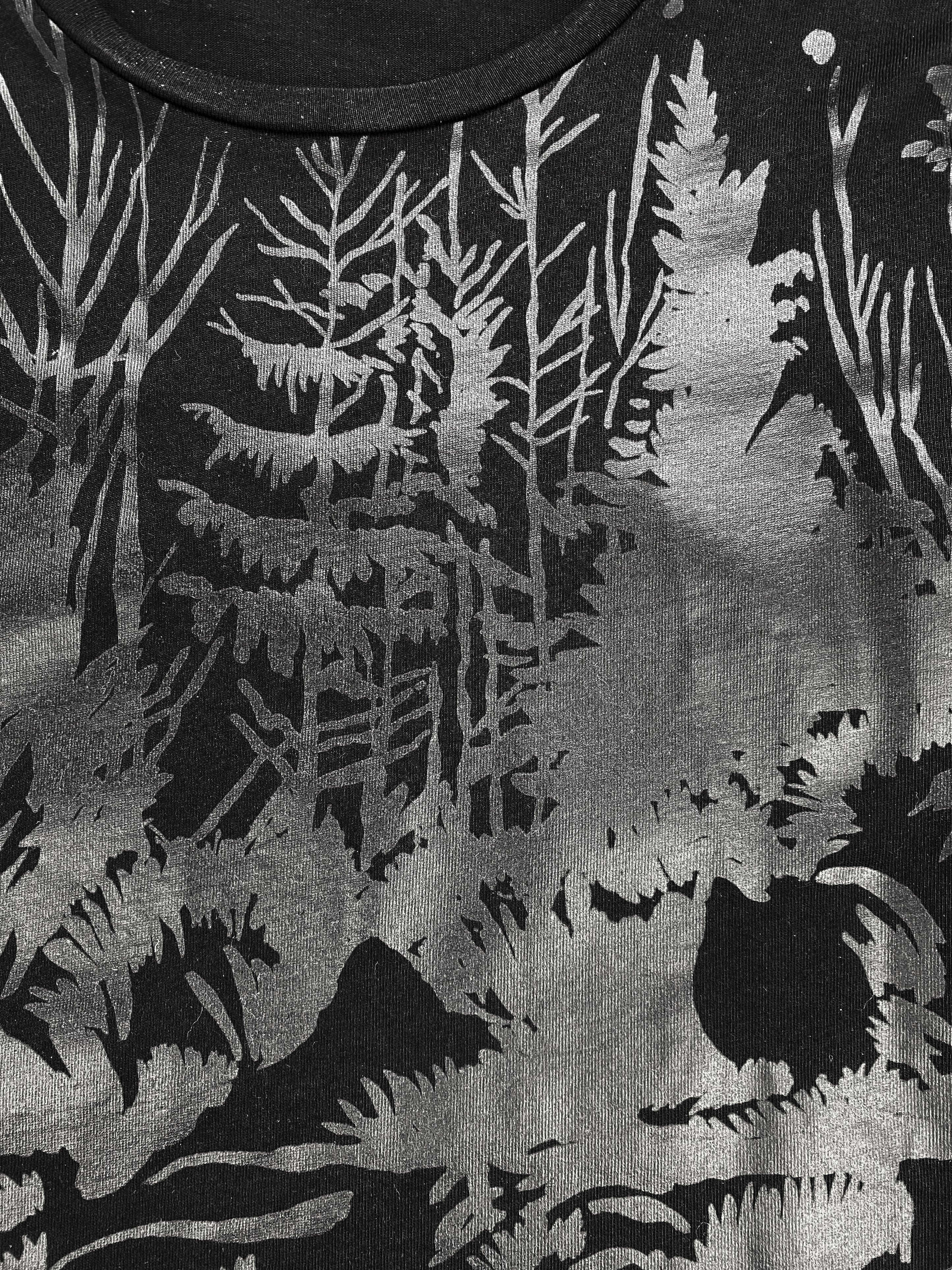 SS14 Balenciaga Landscape Full Print Longsleeve Shirt