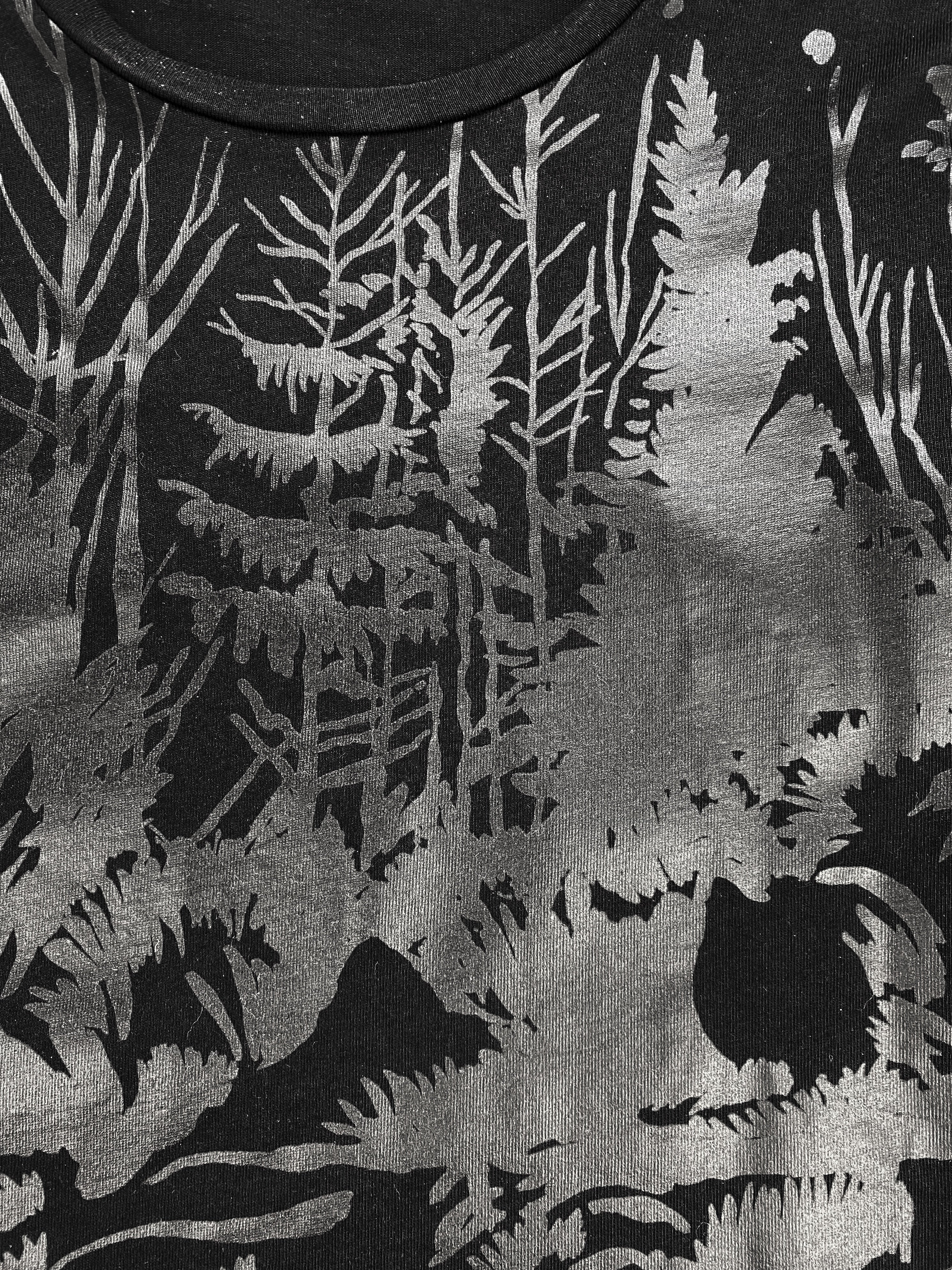 SS14 Balenciaga Landscape Full Print Longsleeve Shirt