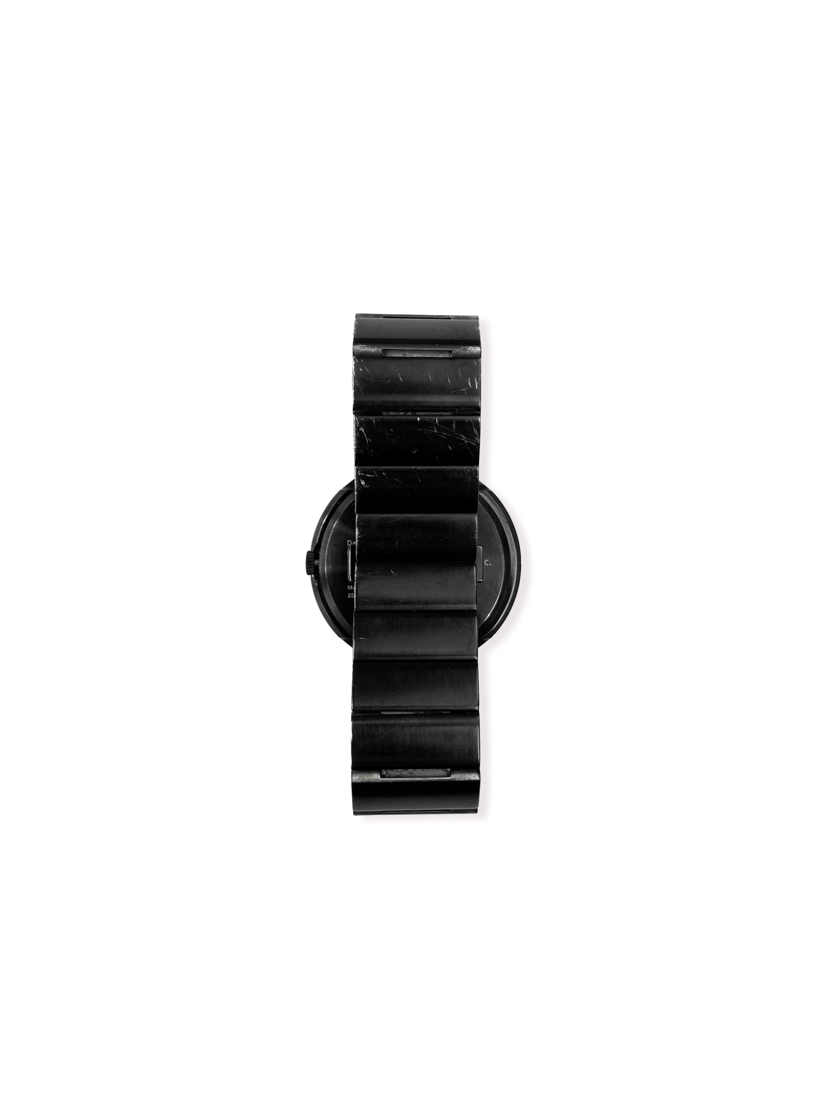 90s Issey Miyake TO SILAN001 Minimal Jet Black Watch