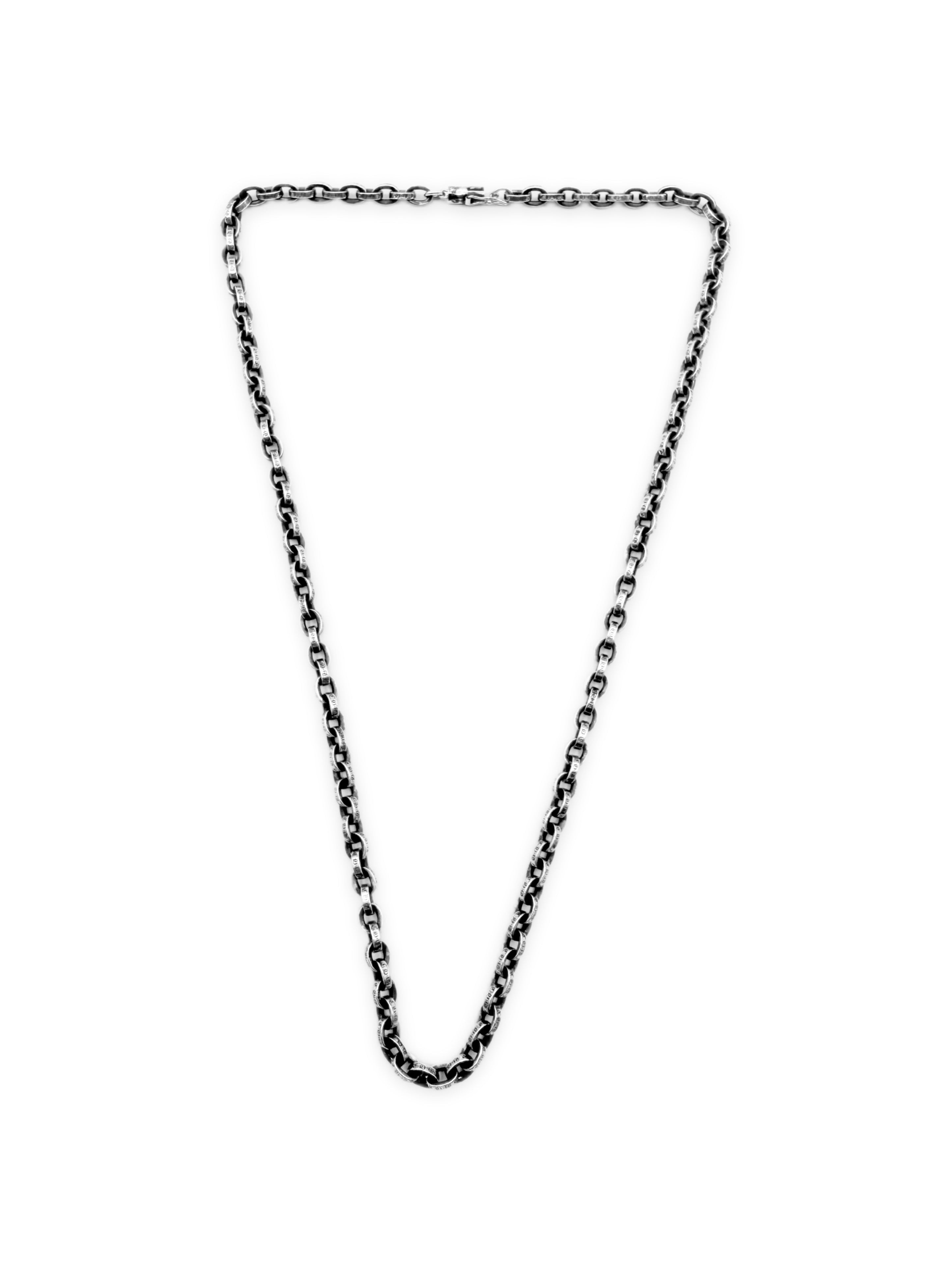 Chrome Hearts 20 in Paper Chain .925 Silver Necklace