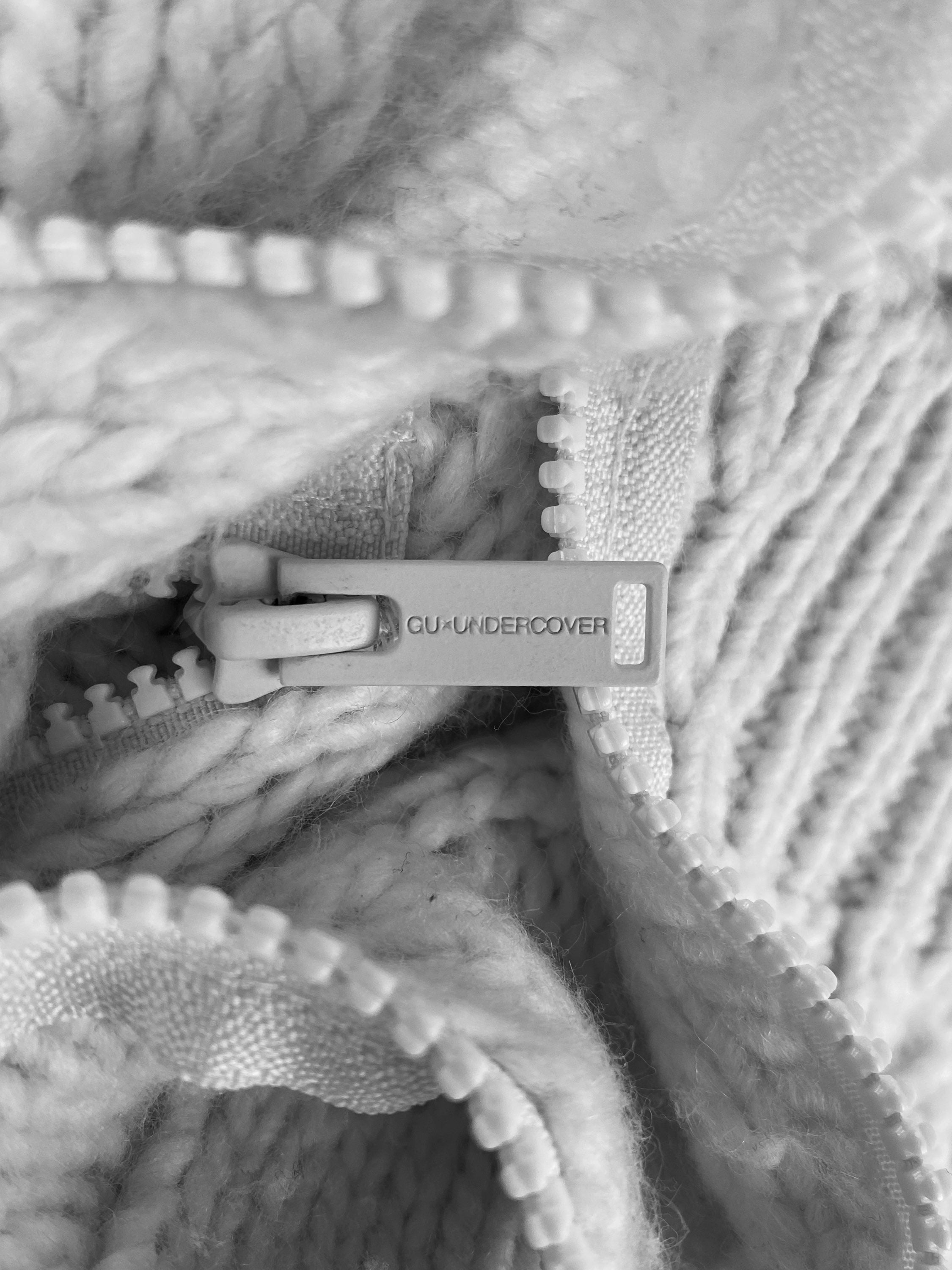 Undercover Braided Heavy Weight Side-zip Knitted Sweater