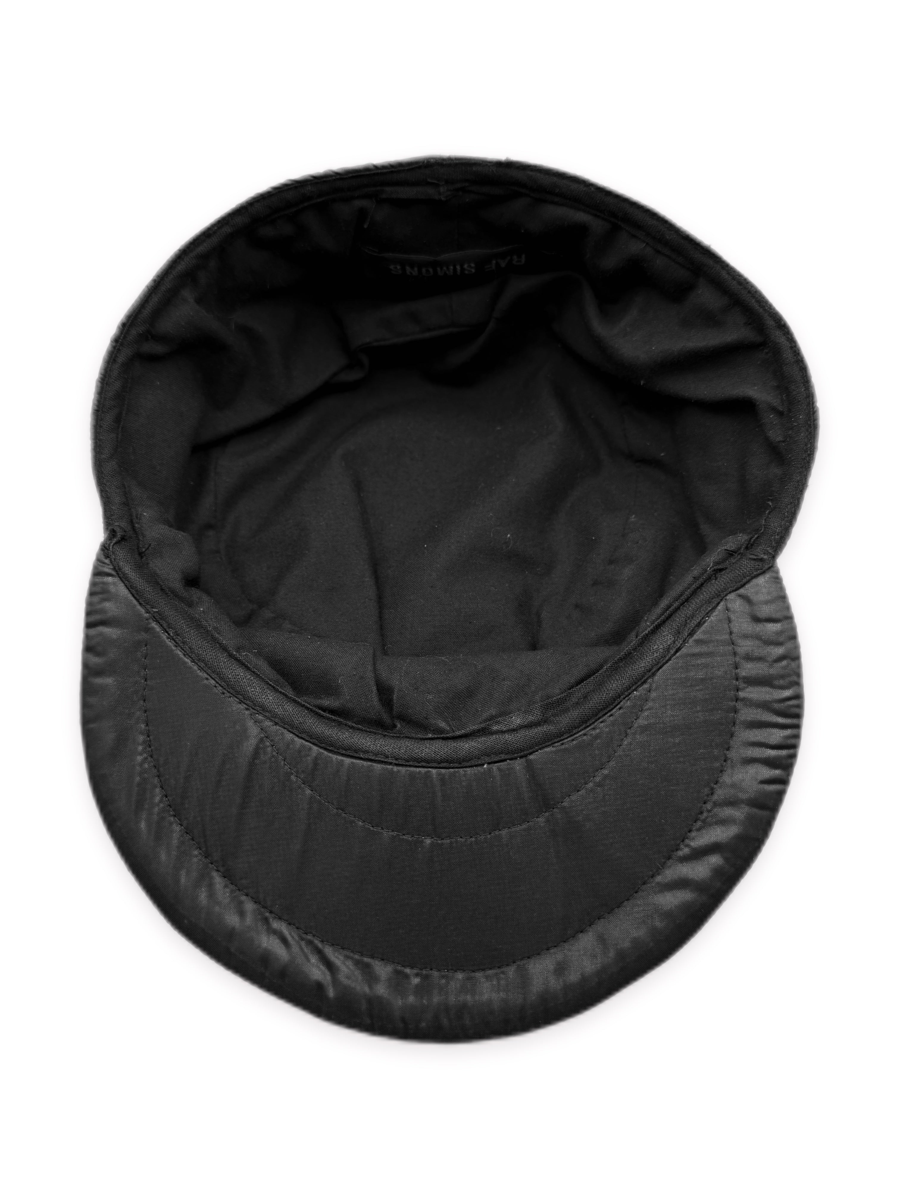 AW02 Raf Simons ‘Virginia Creeper’ Black Nylon Hat