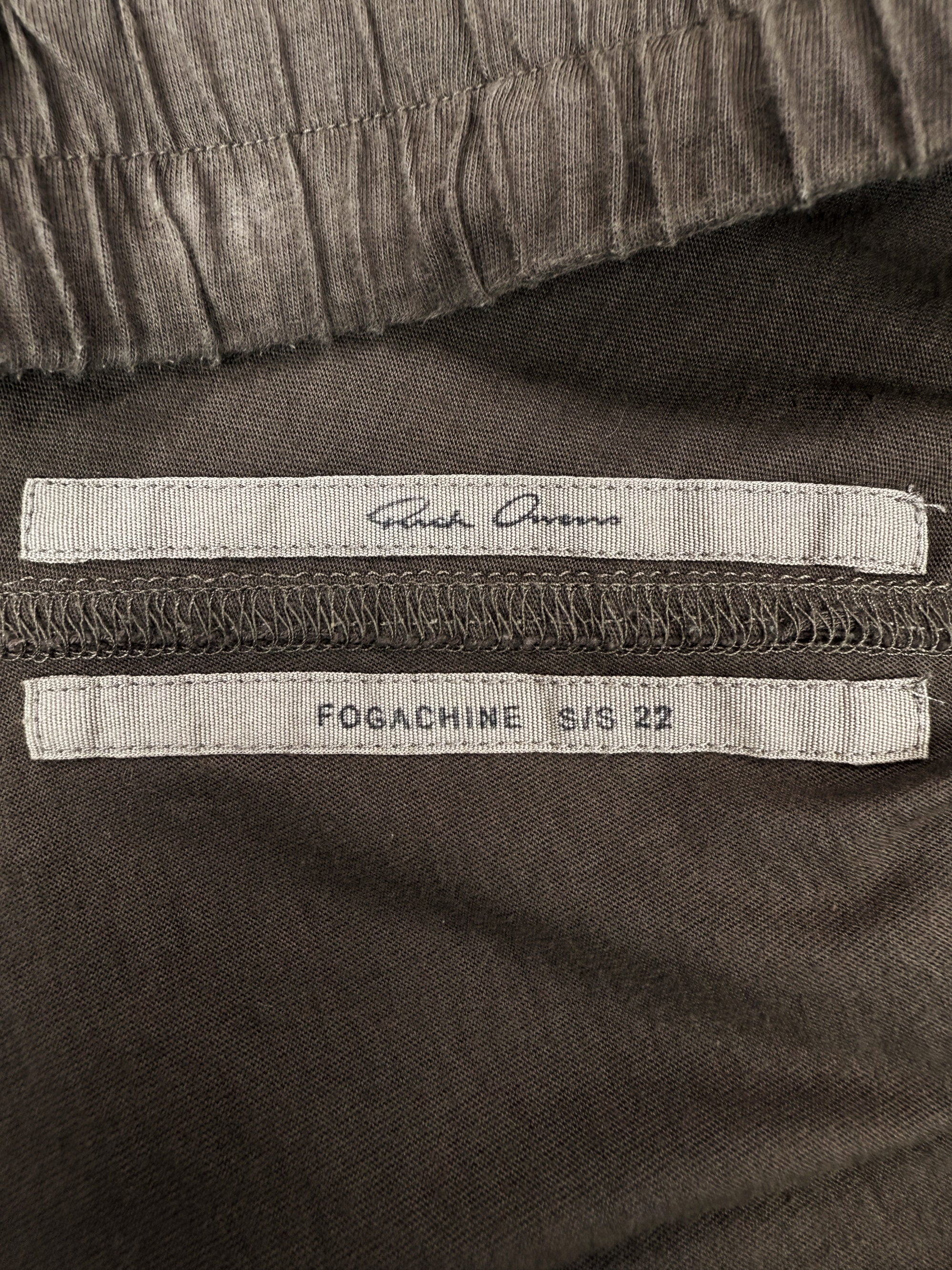 SS22 Rick Owens ‘Fogachine’ Pentagram Light Weight Shorts