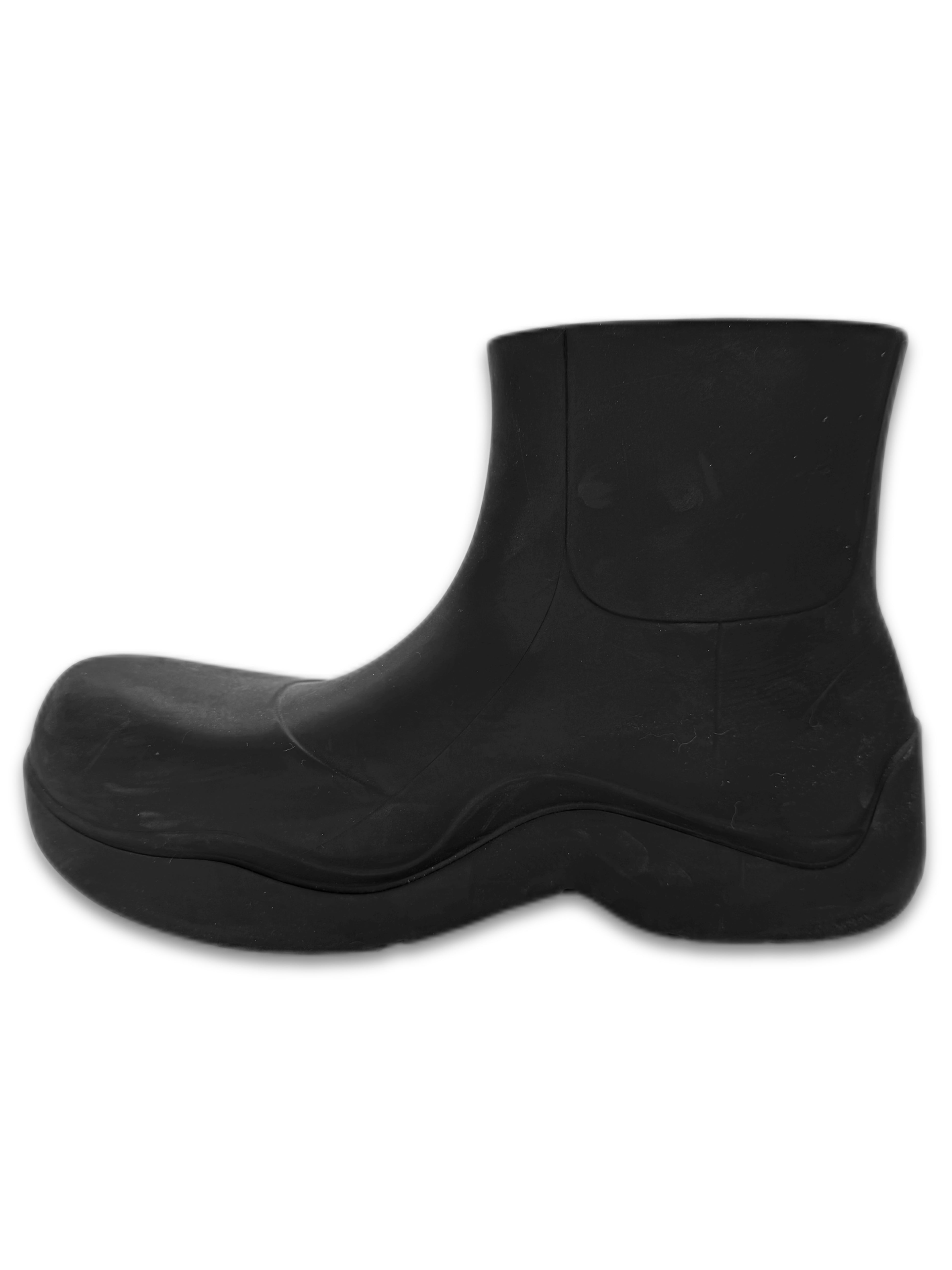 Bottega Veneta Black Hi-top Rubber ‘Puddle’ Boots
