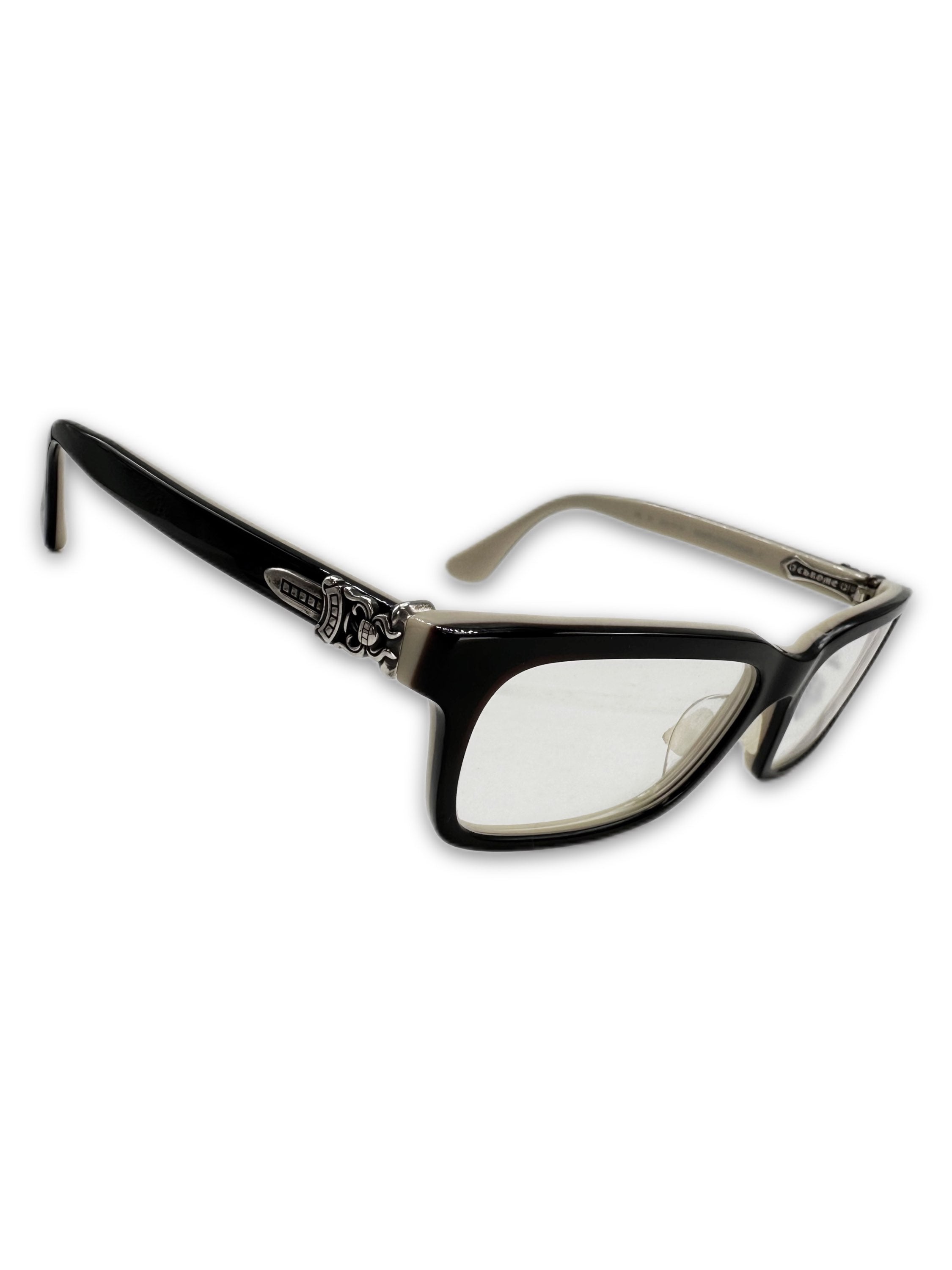 Chrome Hearts ‘Rumpleforeskin’ Dagger .925 Silver Rectangle Glasse