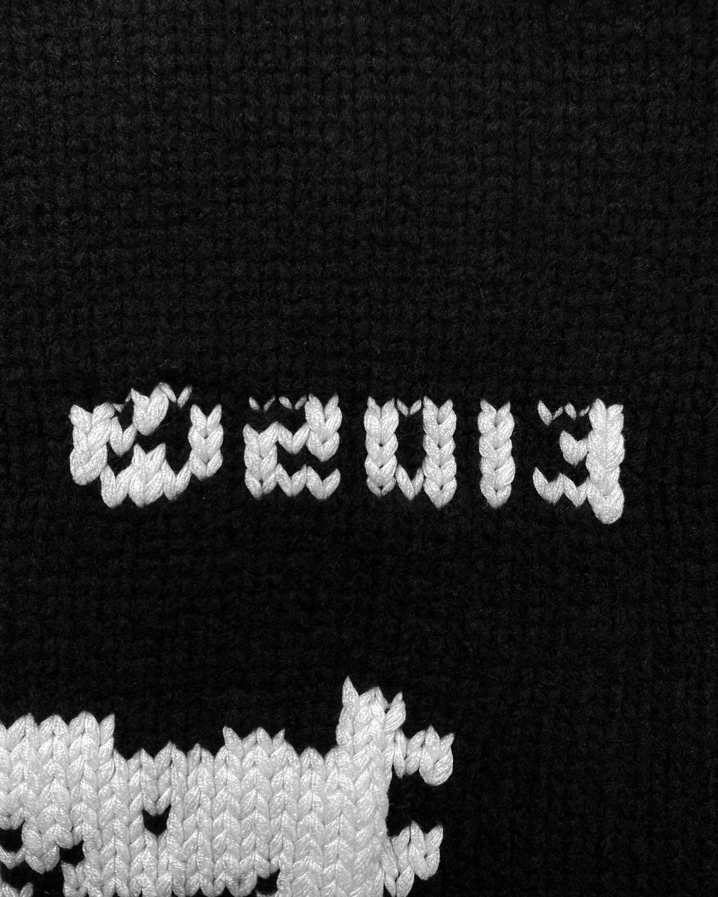 FW19 Off-White ‘Factory’ Heavy Weight Wool Knitted Sweater