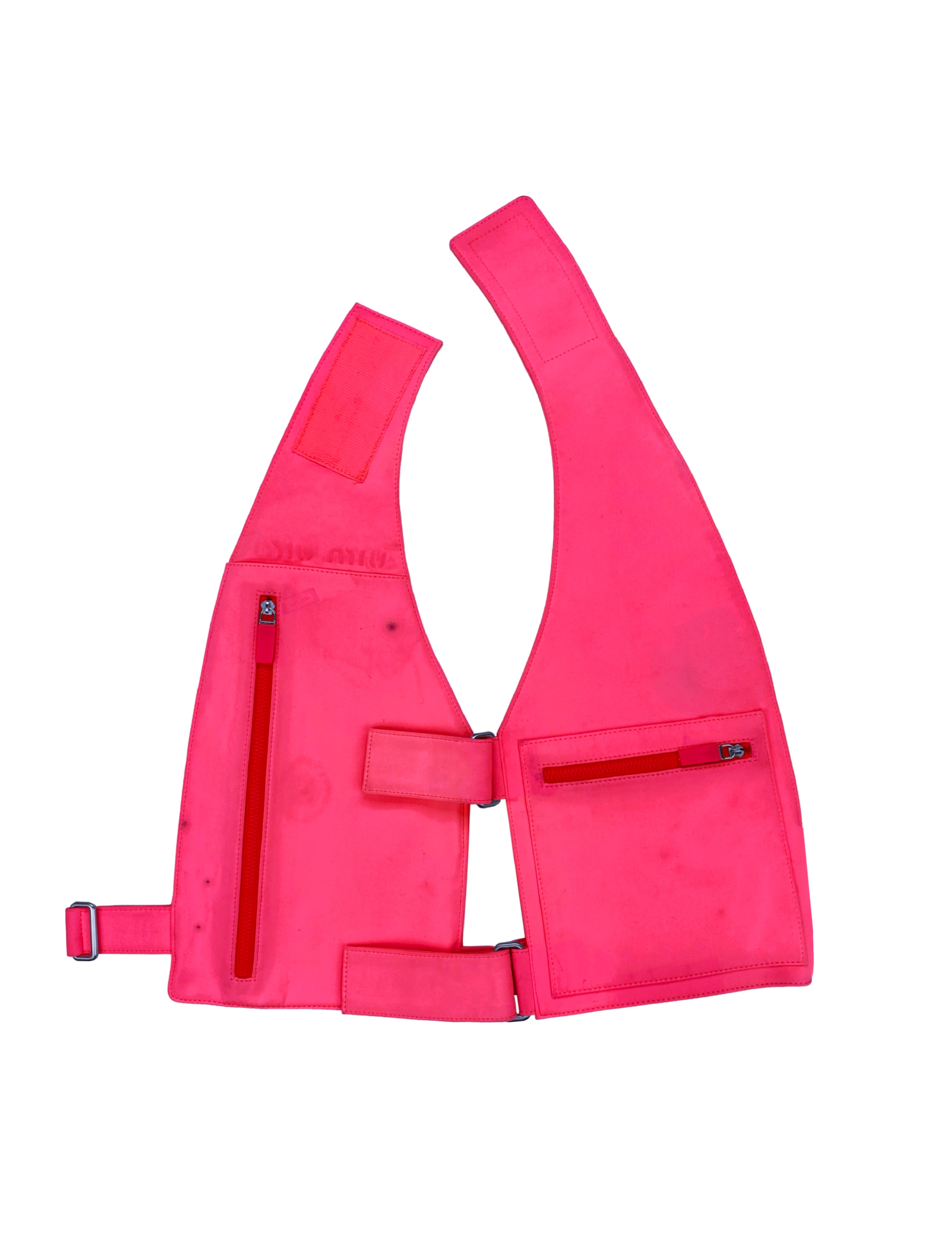 SS99 Miu Miu Hot Pink Chest Rig Holster Bag