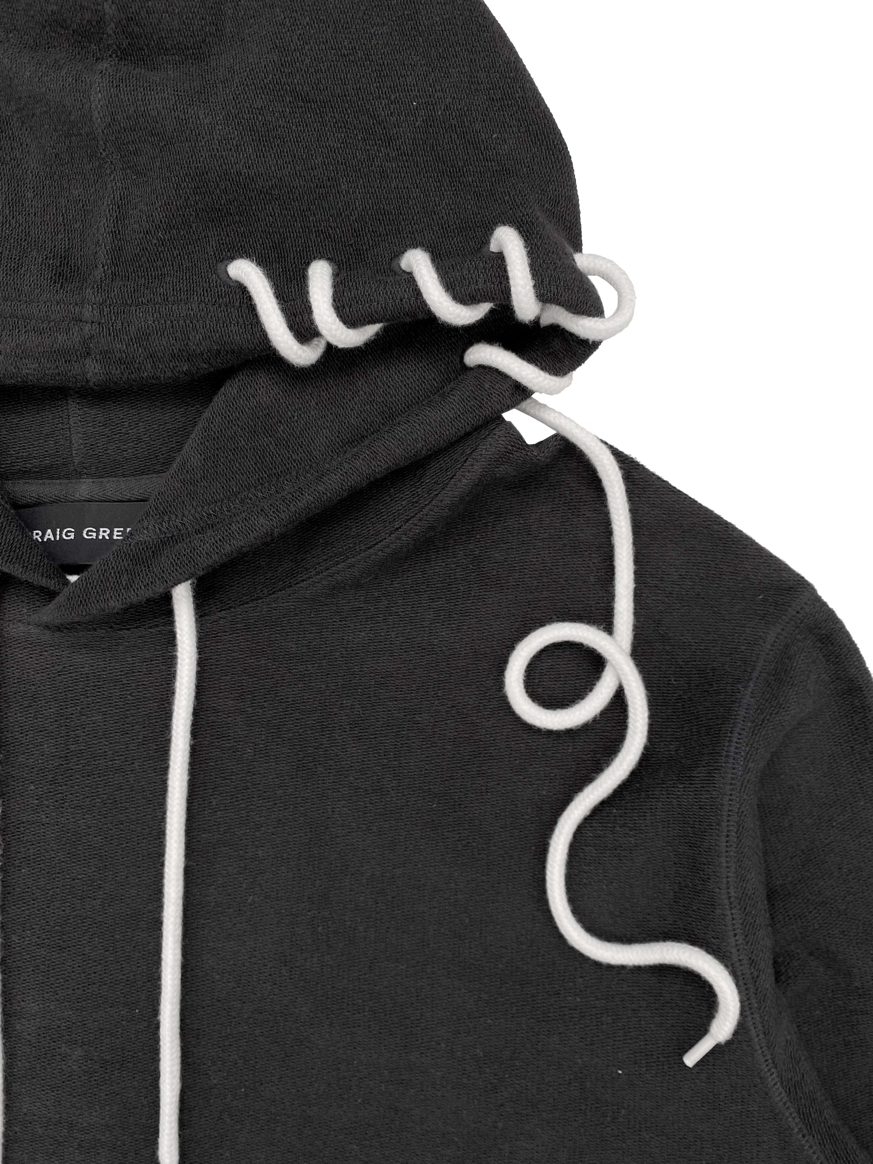 Craig Green Black Lace Detail Hoodie