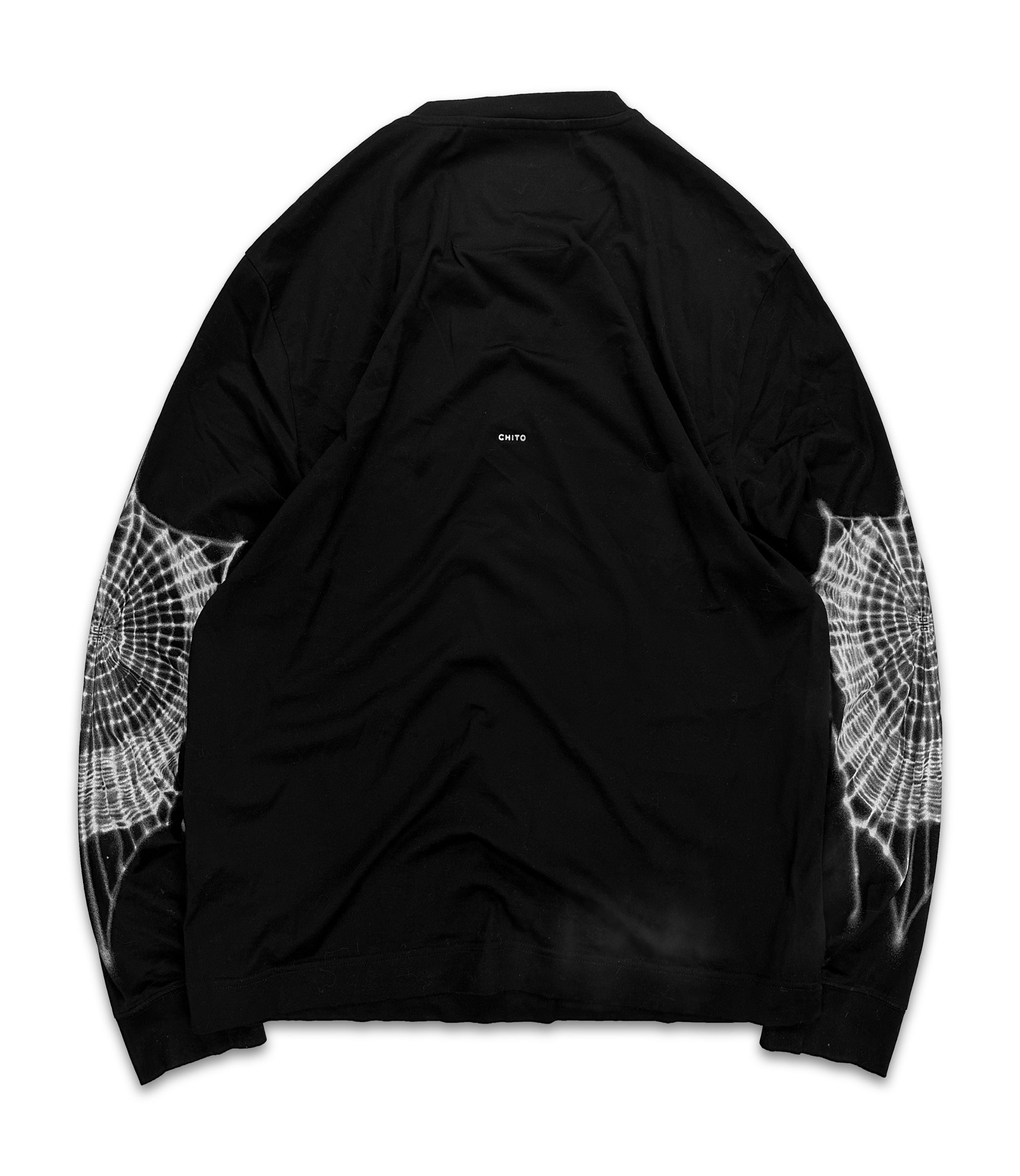 SS21 Givenchy x Chito ‘Spiderweb’ Graphic Embroidered Long Sleeve