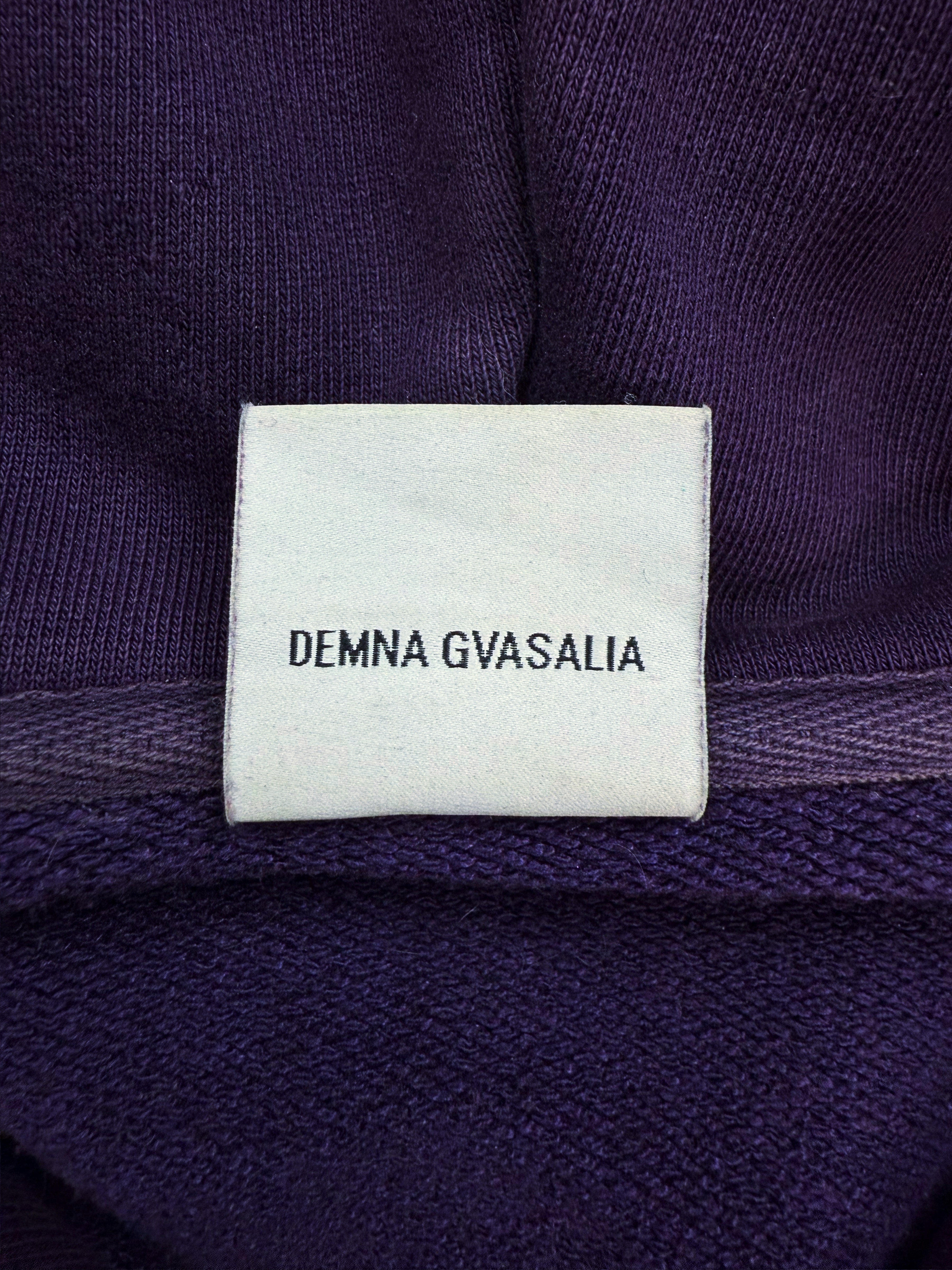AW16 Vetements Homme ‘Sexual Fantasies’ Purple Slogan Hoodie